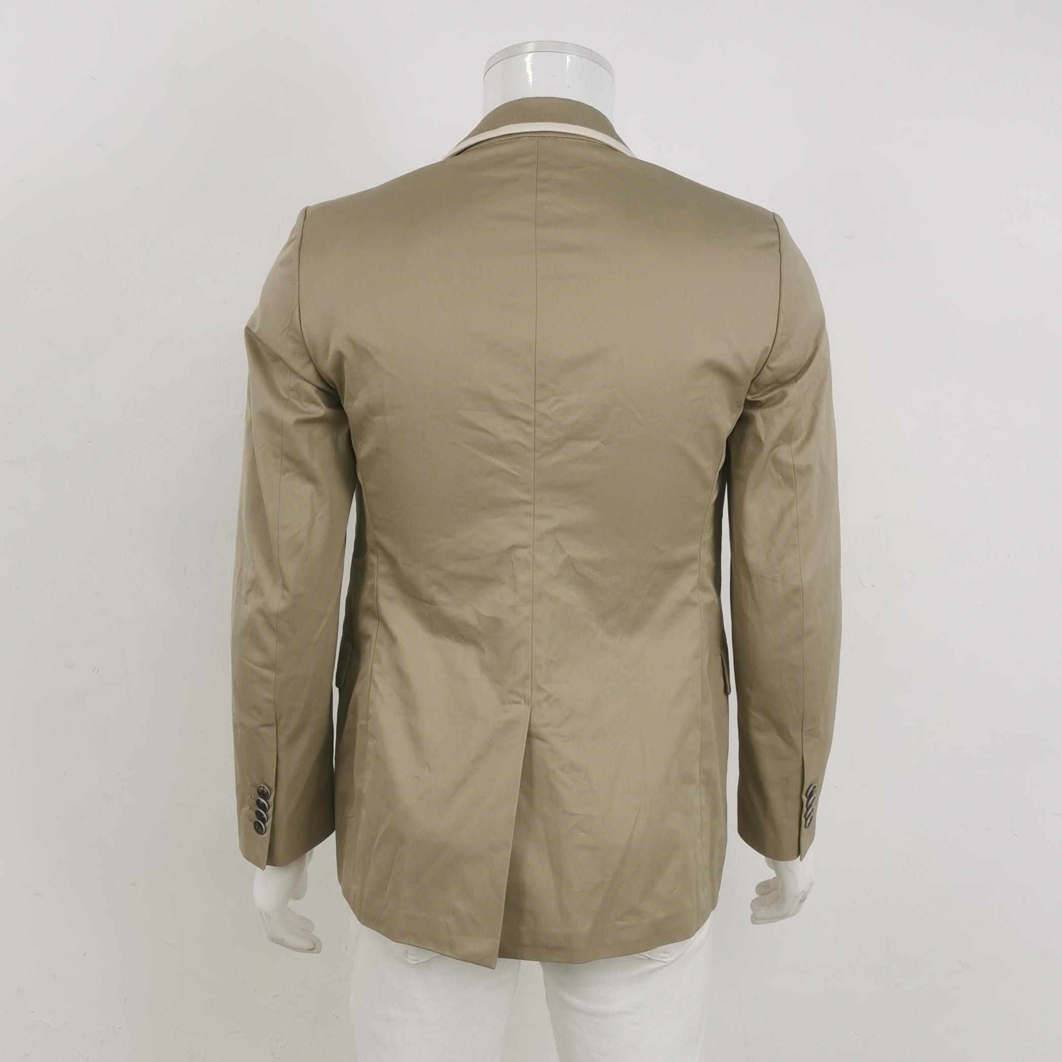 Valentino Valentino Contrast Trim Cotton Blazer Size 36R Size 36R - 3 Thumbnail
