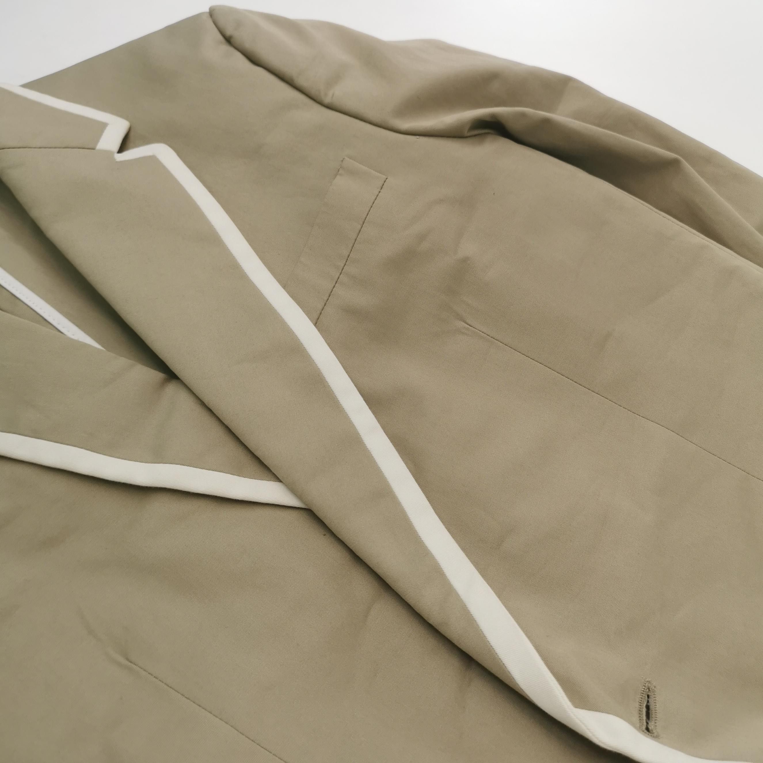 Valentino Valentino Contrast Trim Cotton Blazer Size 36R Size 36R - 4 Thumbnail