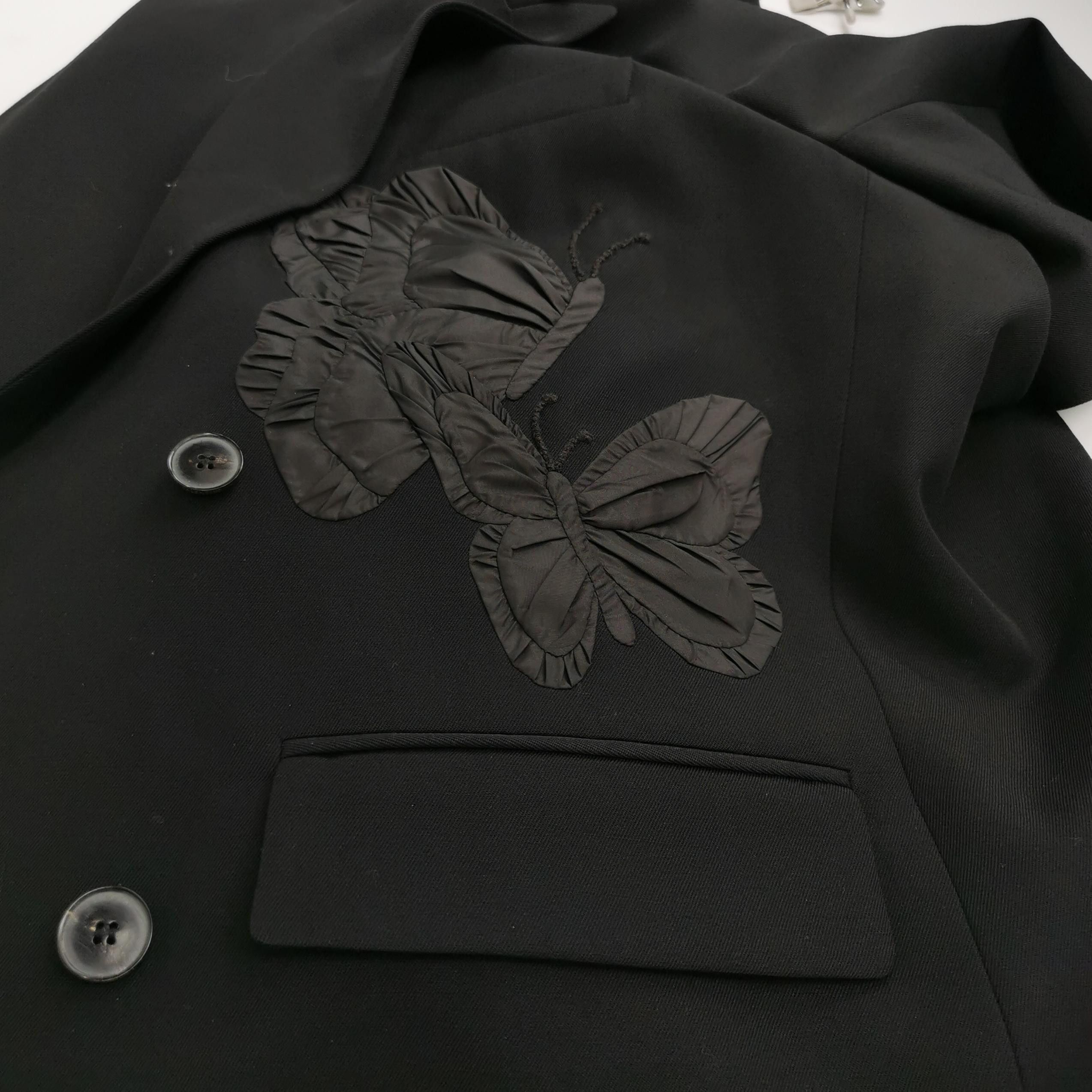 Valentino Valentino Butterfly Appliqué Blazer Size 42R Size 42R - 4 Thumbnail