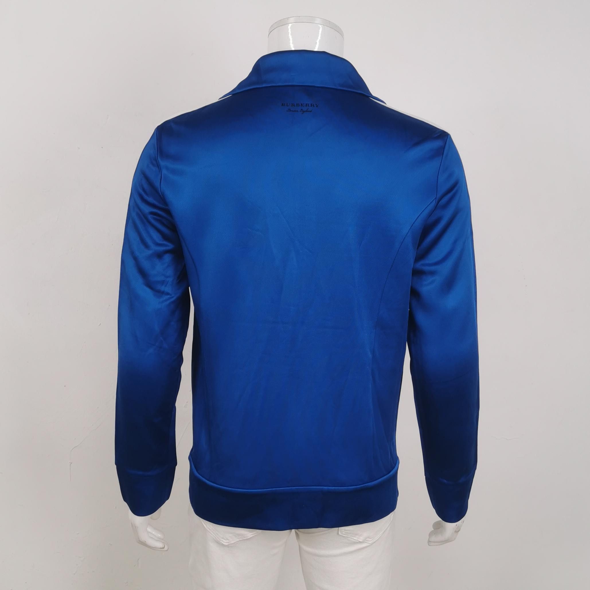Burberry Burberry Contrast Trim Zip Track Jacket Size L Size US L / EU 52-54 / 3 - 3 Thumbnail