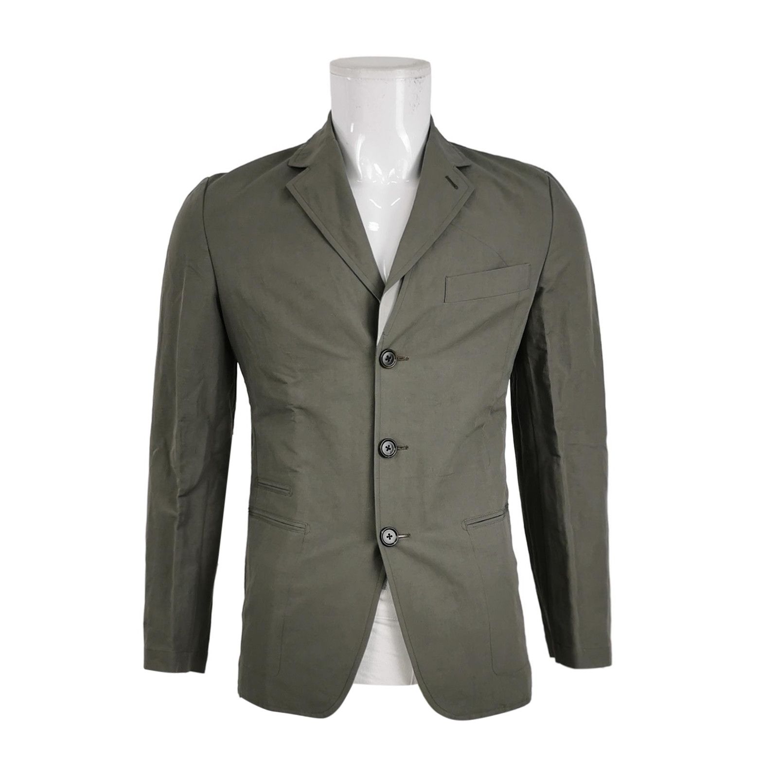 Hermes Hermes Linen Cotton Blend Blazer 44 Size 34R - 2 Thumbnail