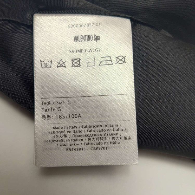 Valentino Valentino VLTN Logo Zip-up Jacket Size L Size US L / EU 52-54 / 3 - 7 Thumbnail