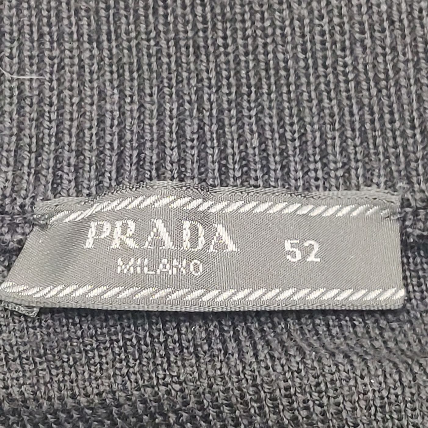 Prada Prada Wool Panel Zip Up Jacket Size 52 Size US L / EU 52-54 / 3 - 5 Thumbnail