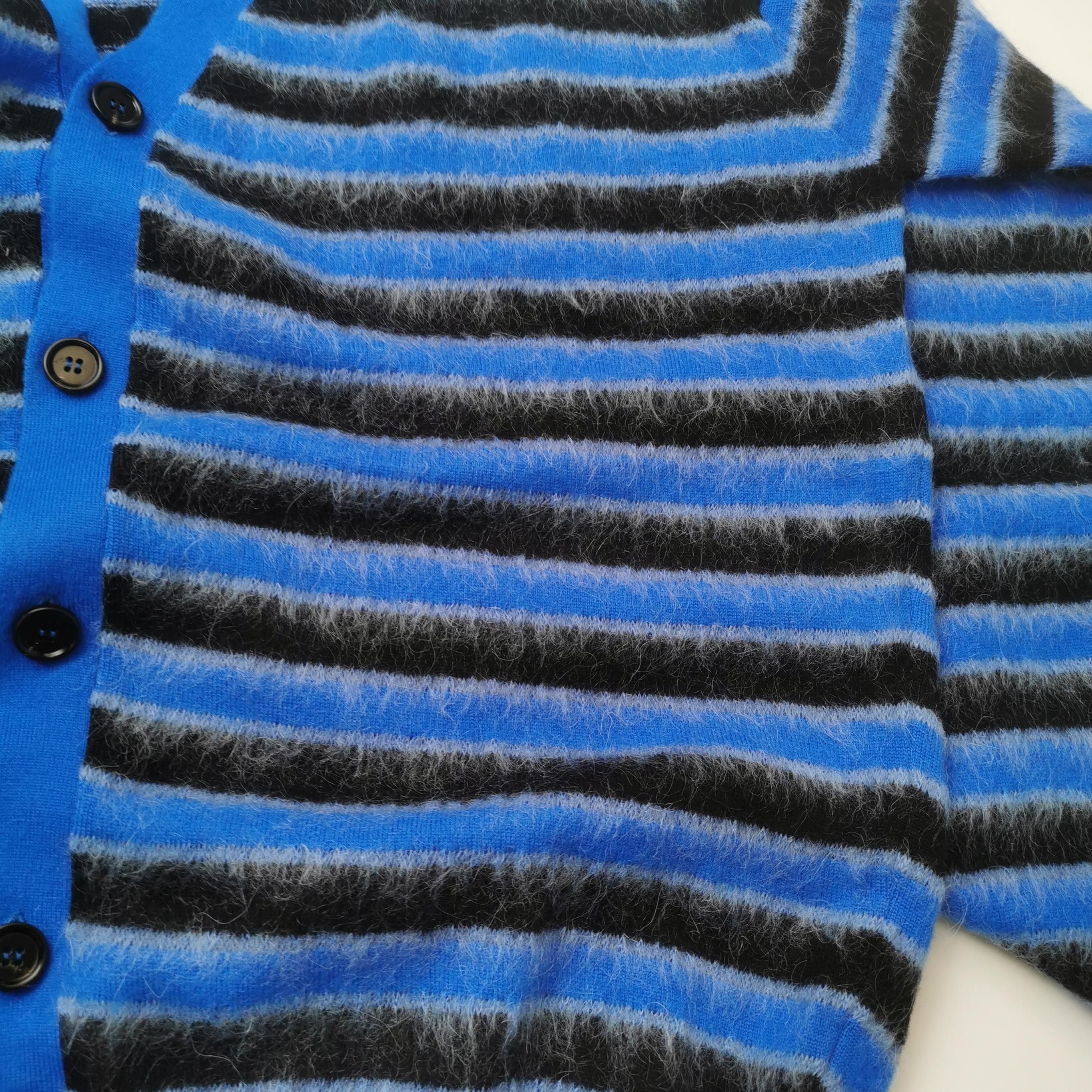 Marni Marni Striped Mohair Blend Cardigan 54 Size US L / EU 52-54 / 3 - 4 Thumbnail