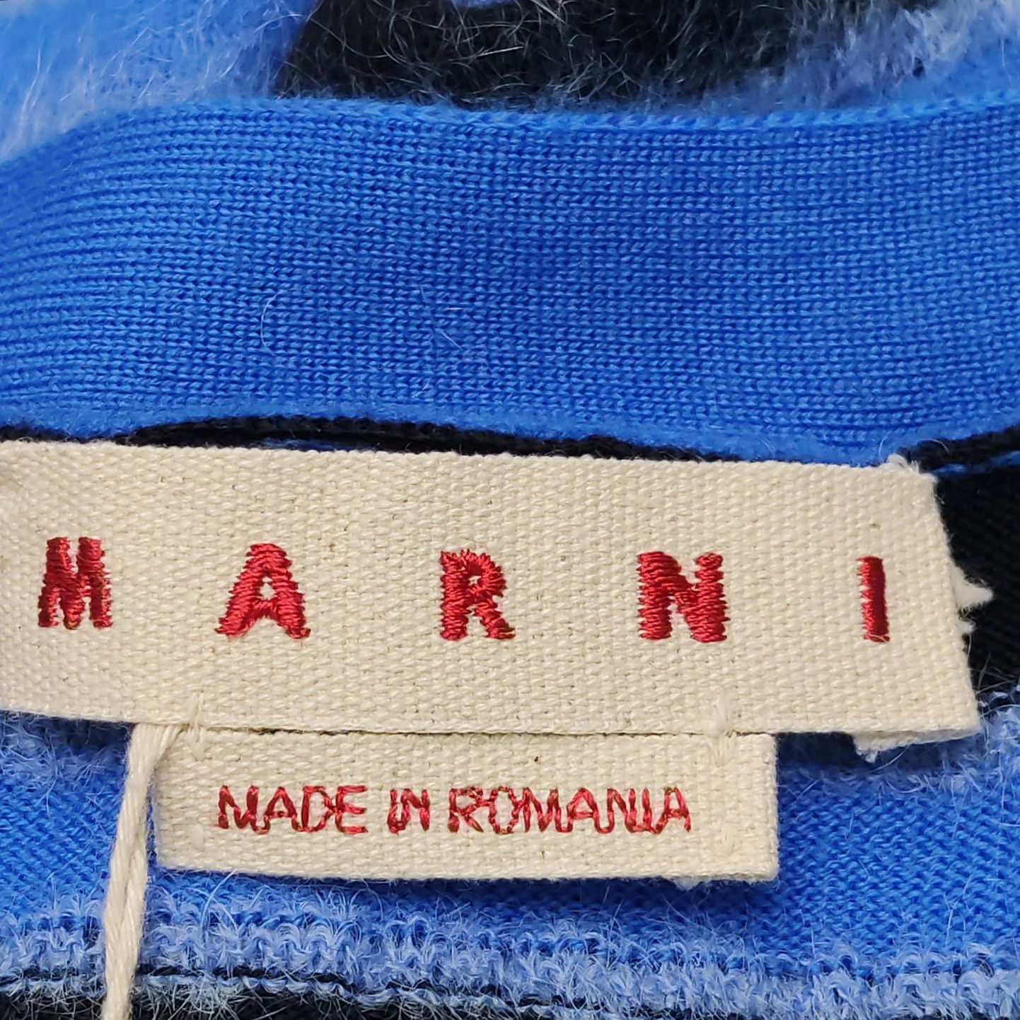 Marni Marni Striped Mohair Blend Cardigan 54 Size US L / EU 52-54 / 3 - 6 Thumbnail
