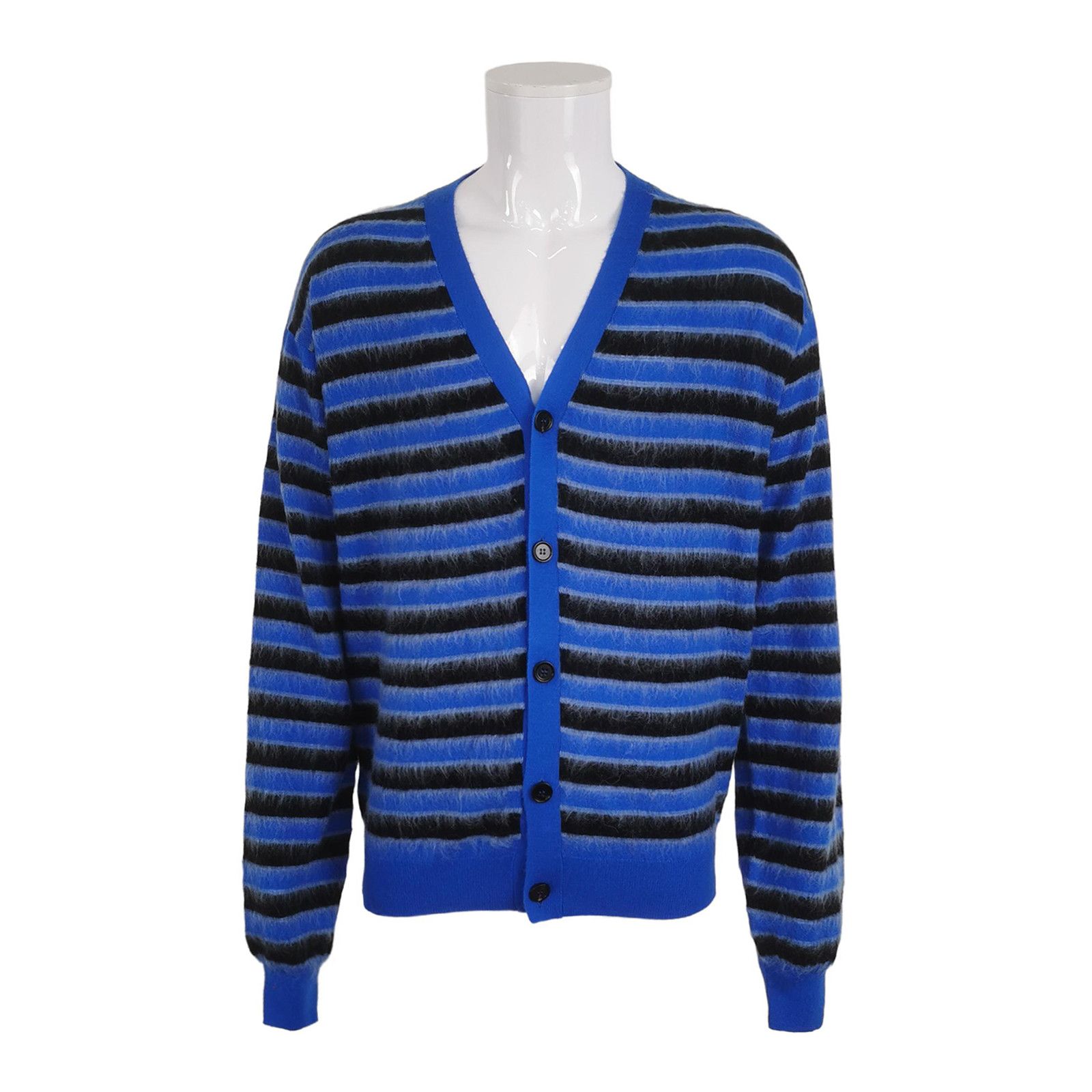 Marni Marni Striped Mohair Blend Cardigan 54 Size US L / EU 52-54 / 3 - 2 Thumbnail