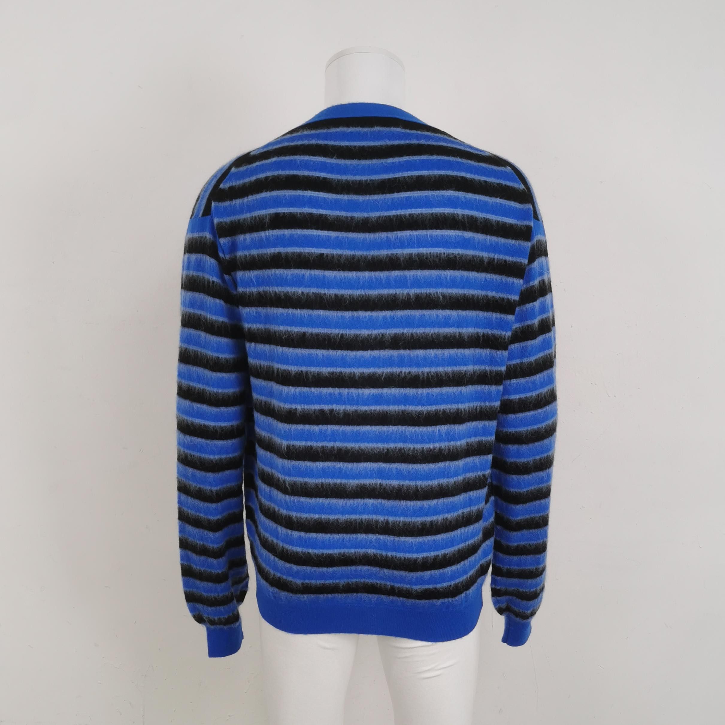 Marni Marni Striped Mohair Blend Cardigan 54 Size US L / EU 52-54 / 3 - 3 Thumbnail