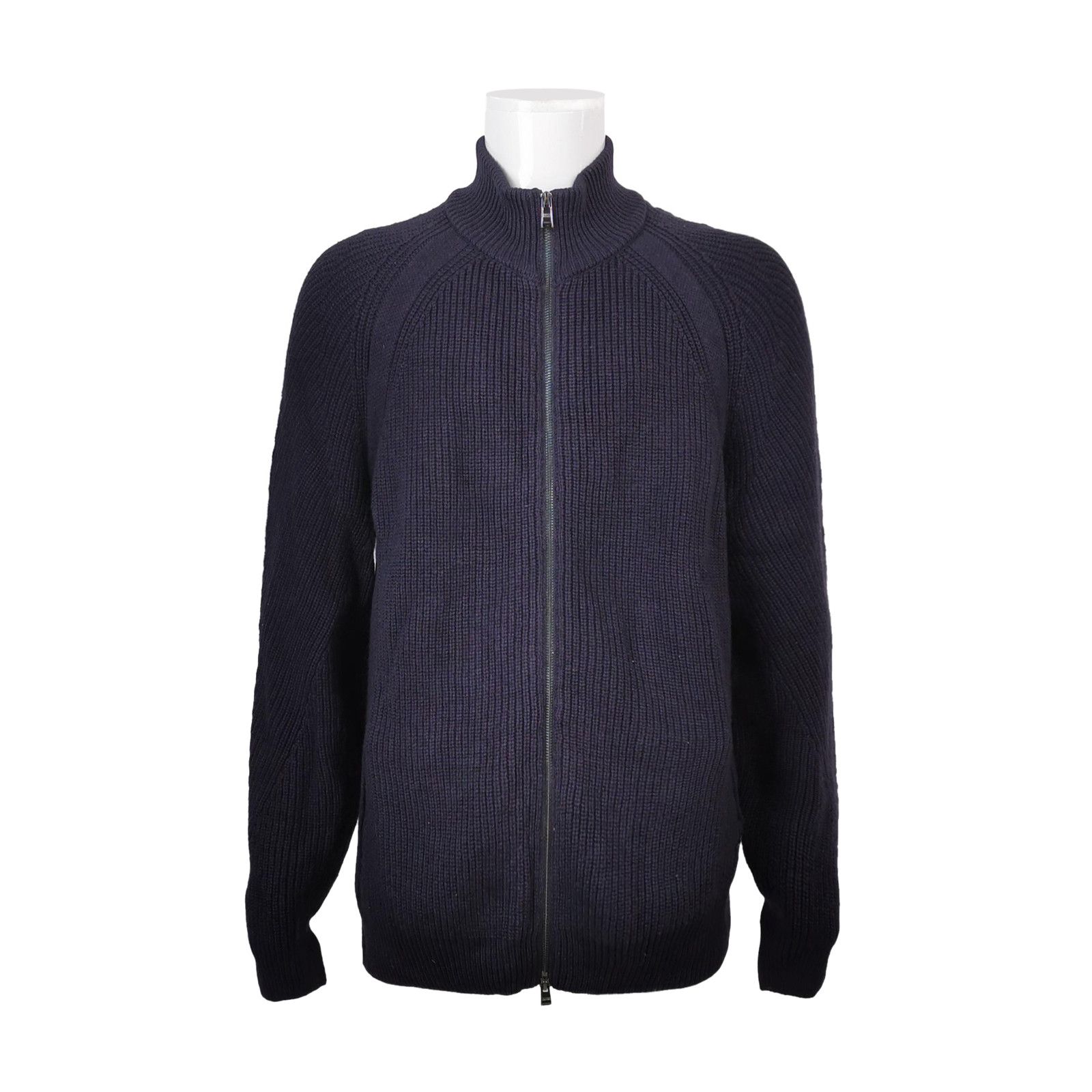 Hugo Boss Hugo Boss Wool Cashmere Silk Zip Jacket XL Size US XL / EU 56 / 4 - 2 Thumbnail