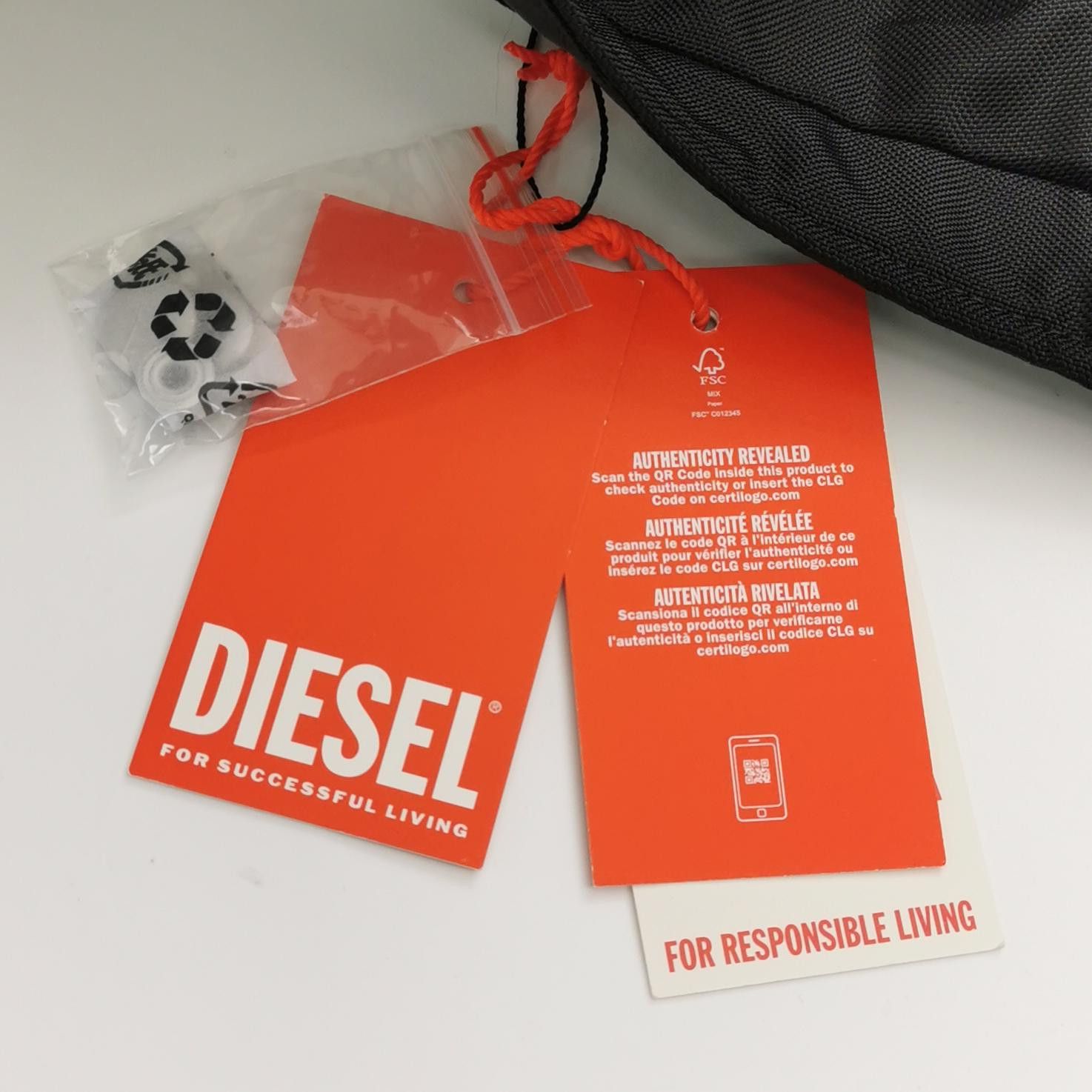 Diesel Diesel Contrast Zip Jacket 50 Size US M / EU 48-50 / 2 - 5 Thumbnail