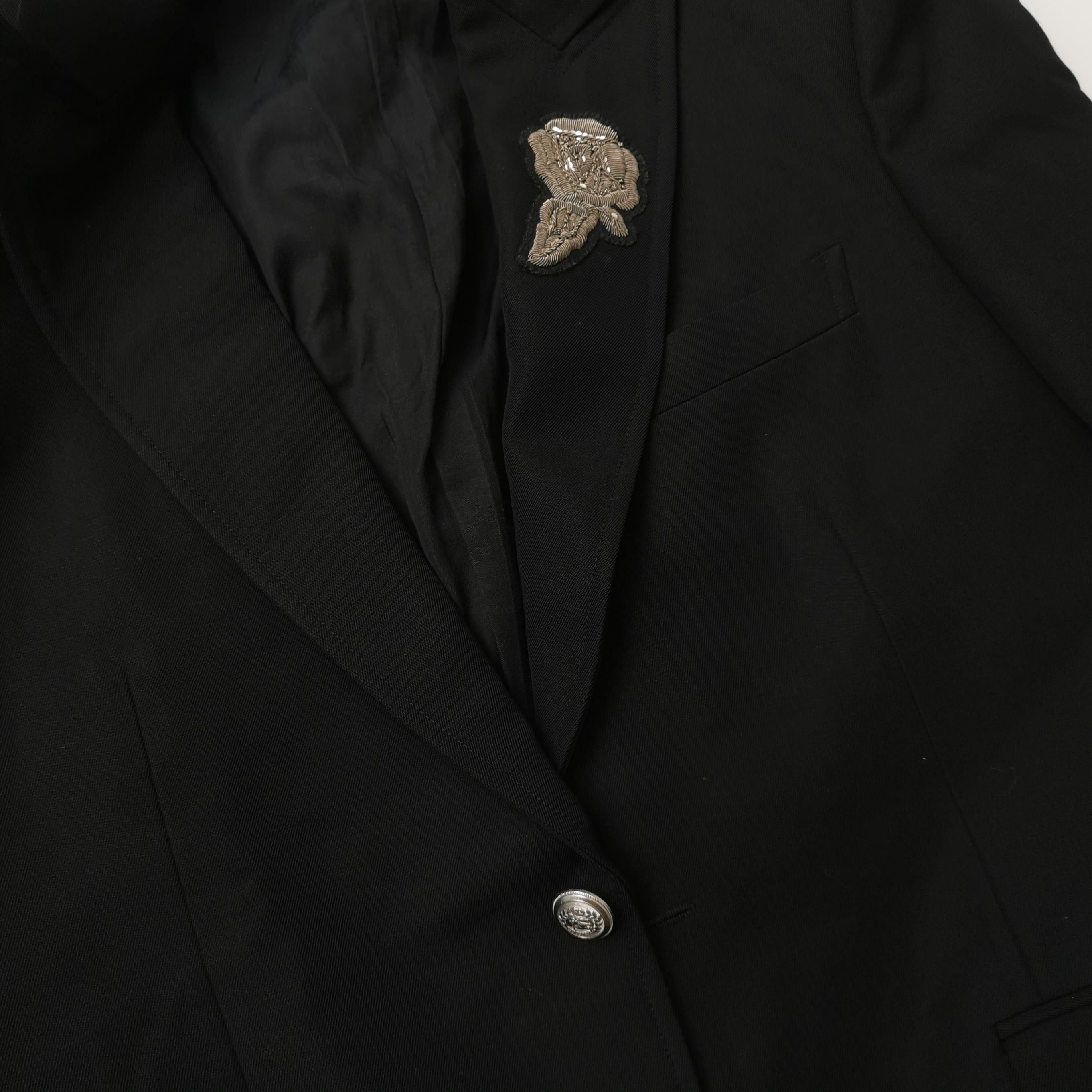 Burberry Burberry Patch Detail Single Breasted Blazer 40S Size 40S - 4 Thumbnail
