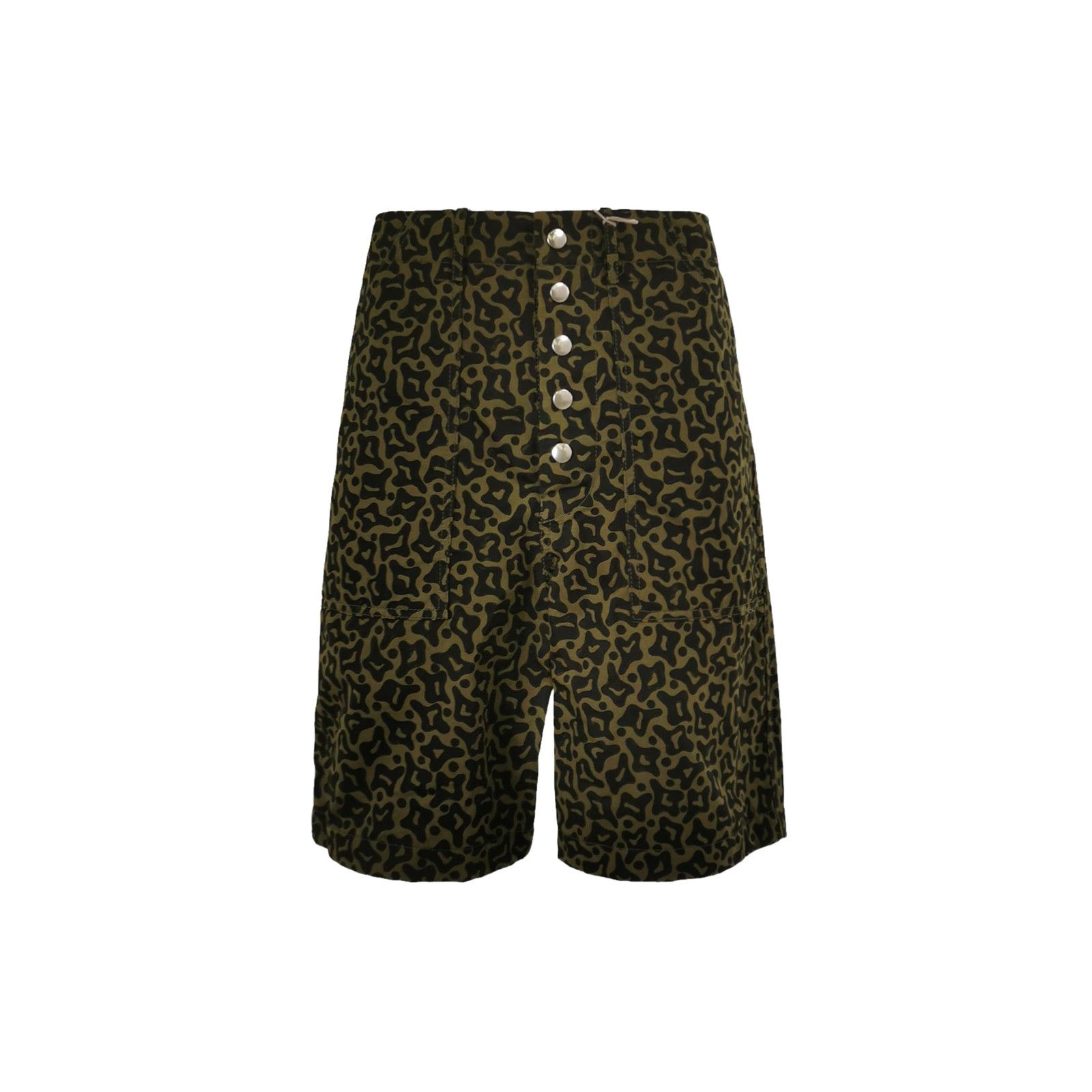 Marni Marni Abstract Print Cotton Linen Shorts Size 32 Size US 32 / EU 48 - 2 Thumbnail