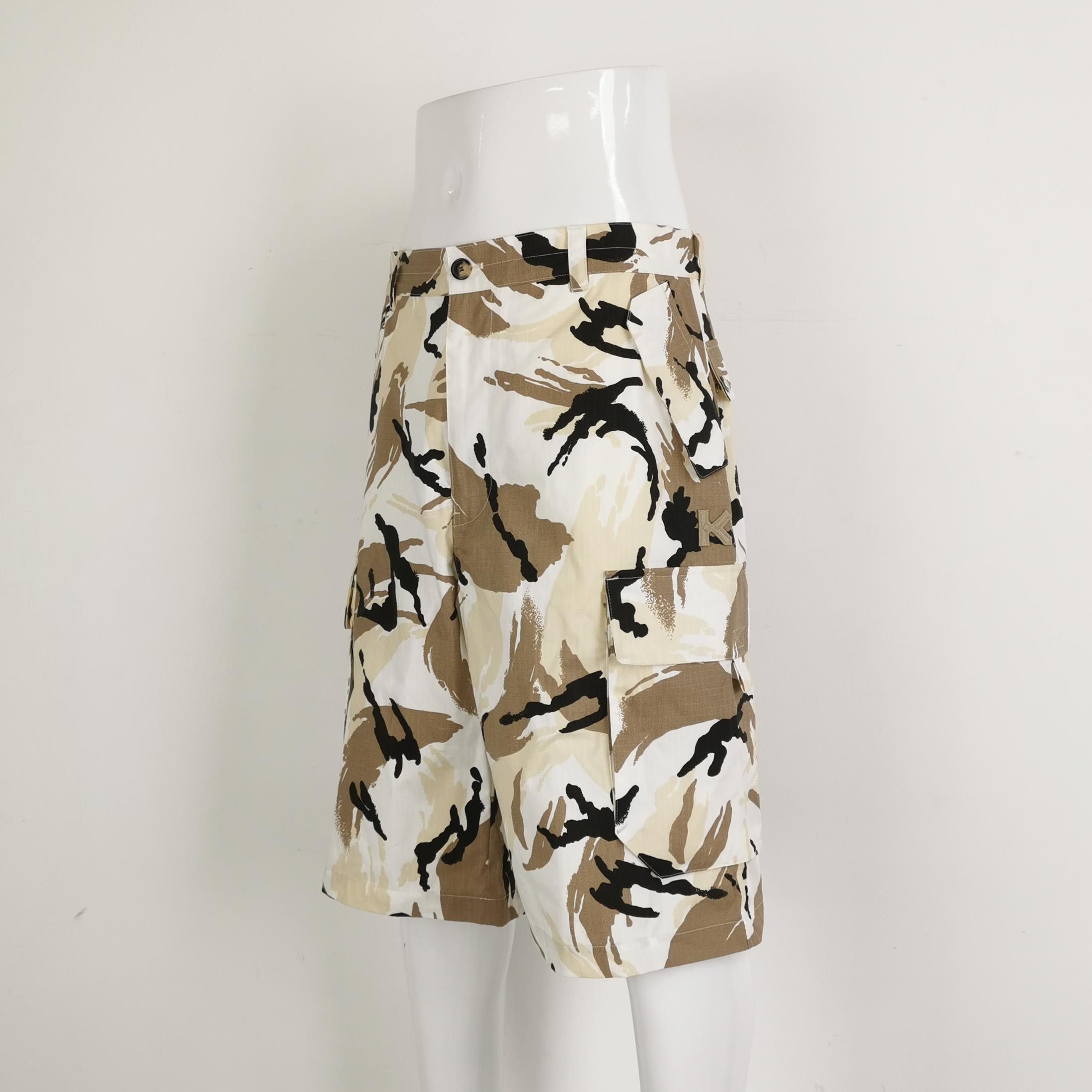 Kenzo Kenzo Abstract Camo Print Cargo Shorts Size 30 Size US 30 / EU 46 - 3 Thumbnail