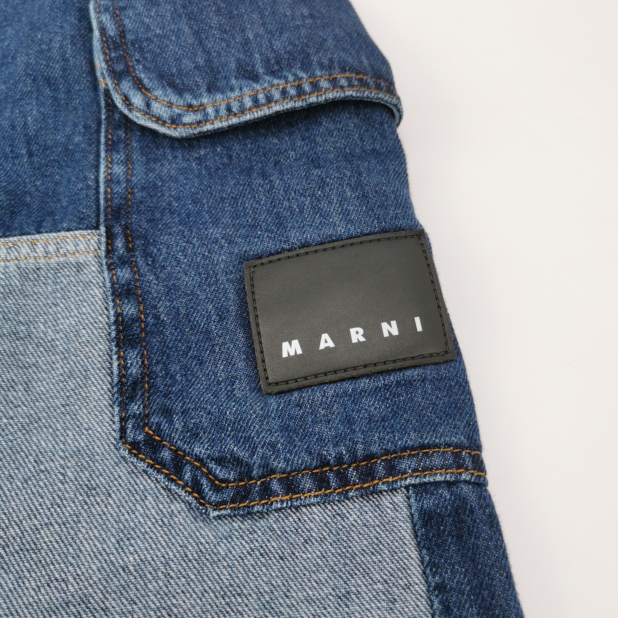Marni Marni Two-Tone Cargo Denim Shorts Size 28 Size US 28 / EU 44 - 5 Thumbnail
