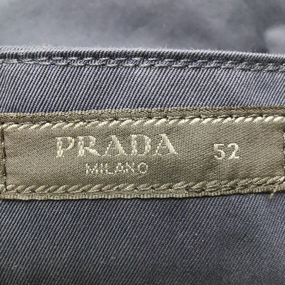 Prada Prada Navy Cotton Gabardine Shorts Size 52 Size US 36 / EU 52 - 6 Thumbnail
