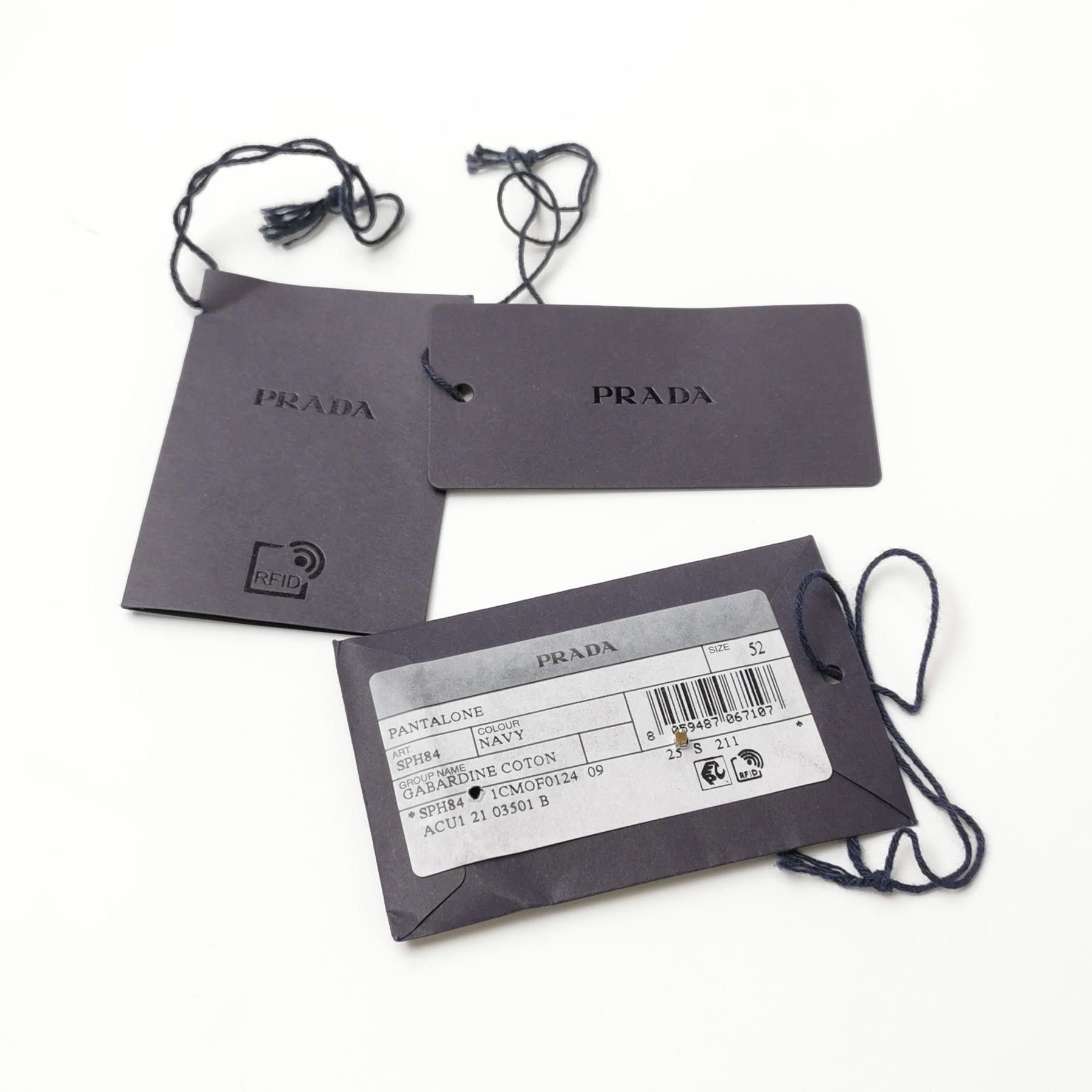 Prada Prada Navy Cotton Gabardine Shorts Size 52 Size US 36 / EU 52 - 5 Thumbnail