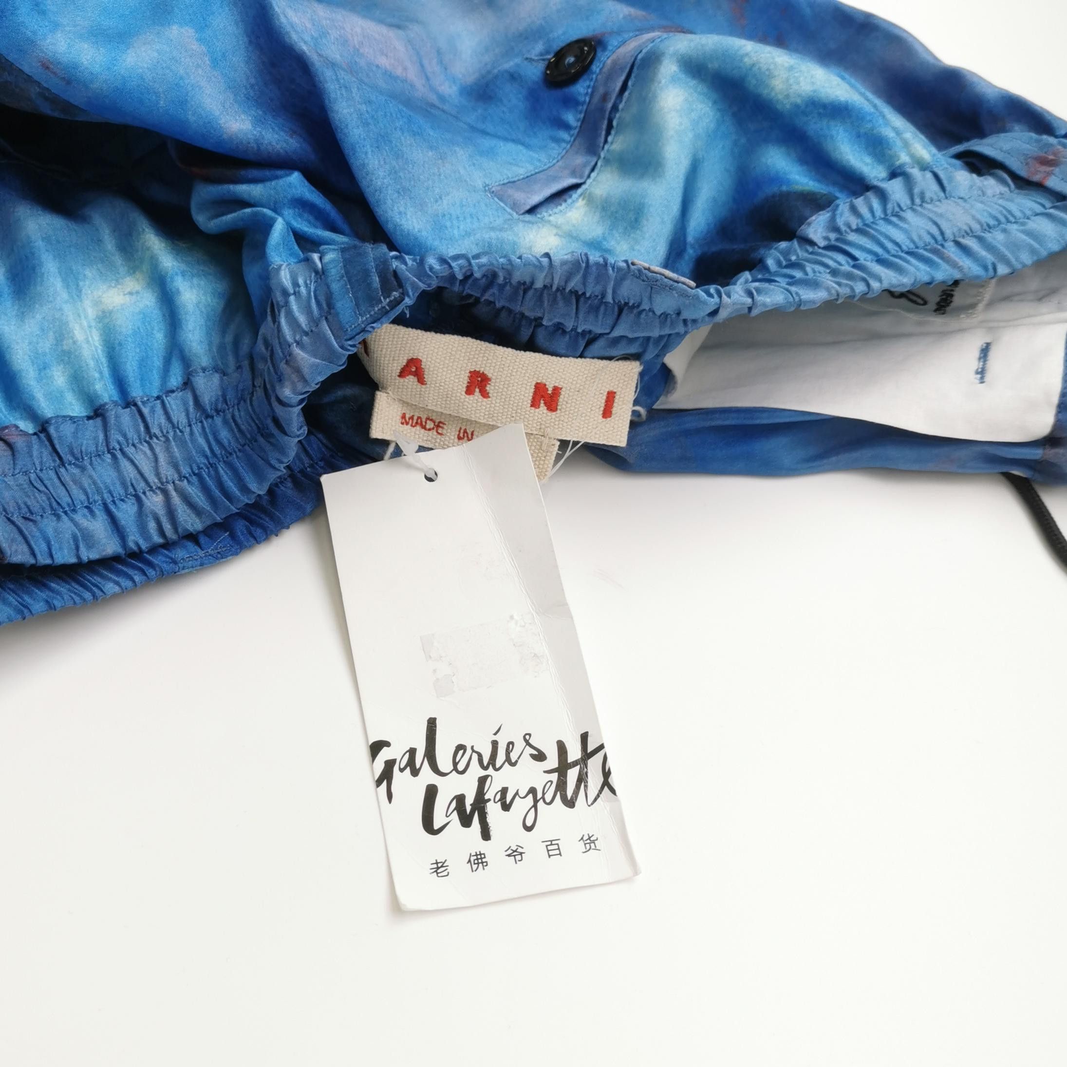 Marni Marni Abstract Silk Shorts Size 44 Size US 28 / EU 44 - 5 Thumbnail