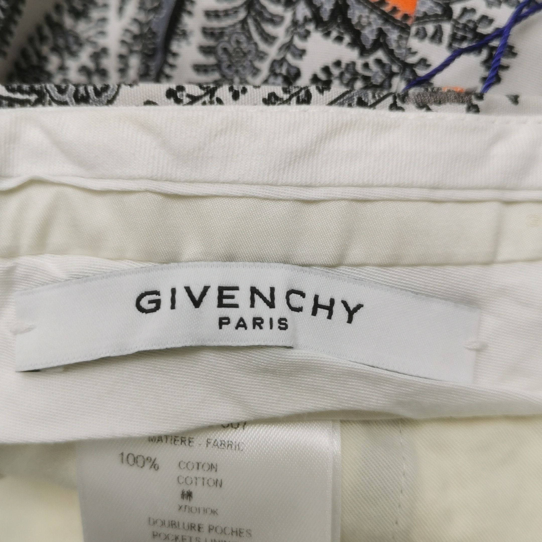 Givenchy Givenchy Paisley Print Cotton Shorts Size 28 Size US 28 / EU 44 - 5 Thumbnail