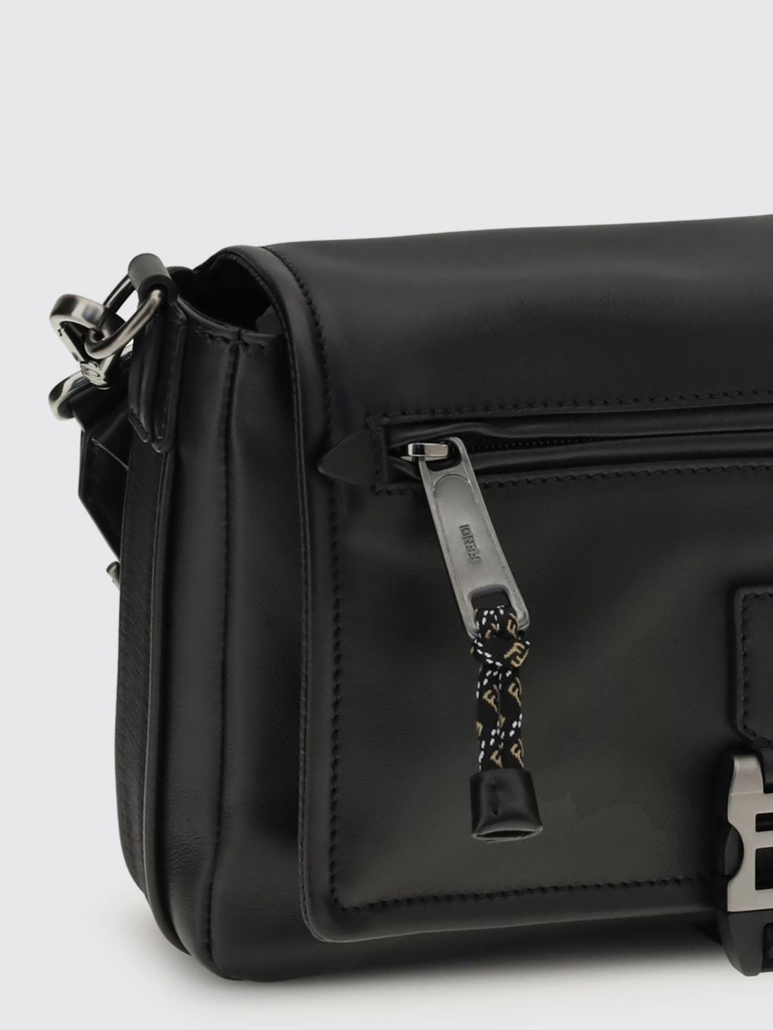 Fendi Fendi Shoulder Bag Men Black Size ONE SIZE - 3 Thumbnail