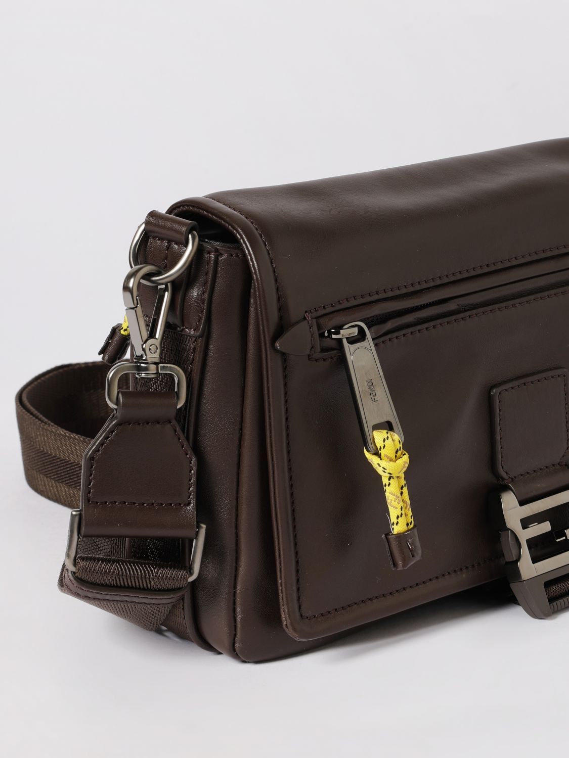 Fendi Fendi Shoulder Bag Men Dark Size ONE SIZE - 4 Thumbnail