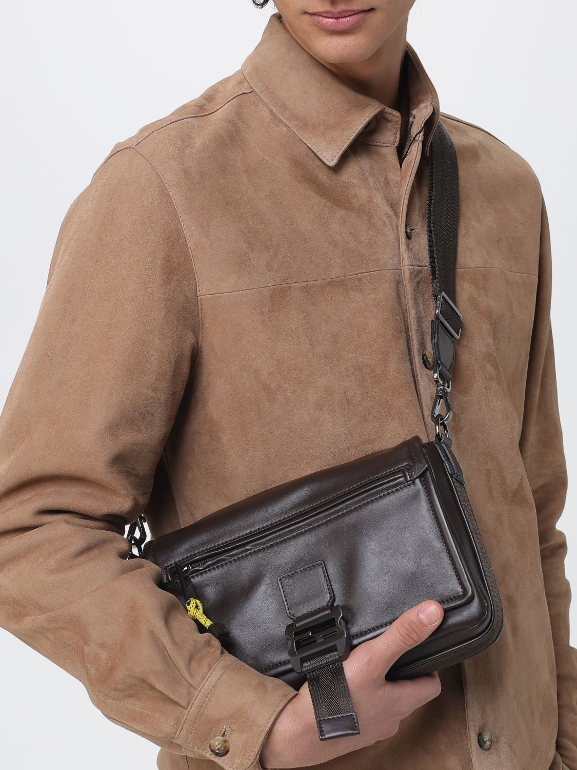 Fendi Fendi Shoulder Bag Men Dark Size ONE SIZE - 2 Thumbnail