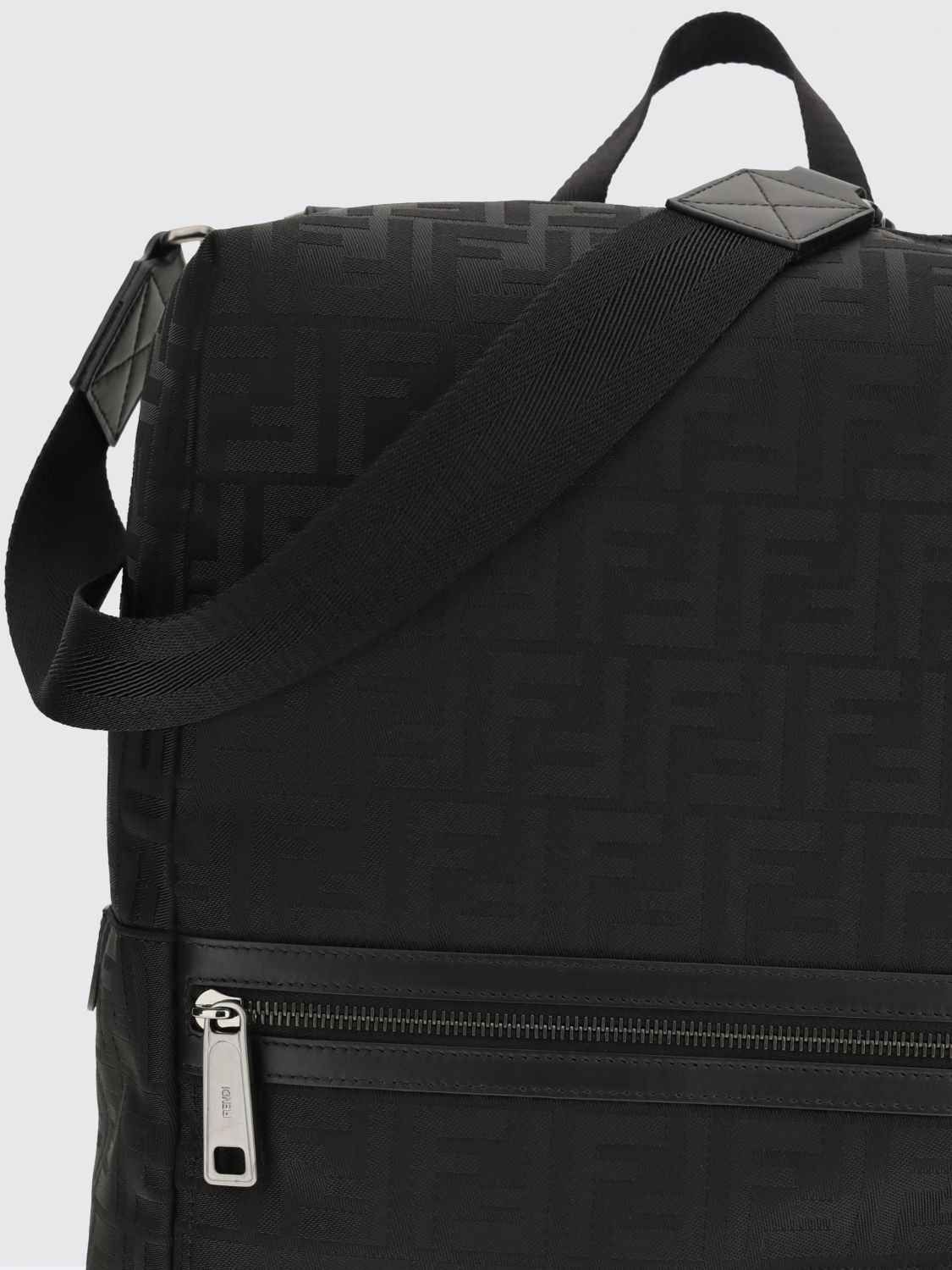 Fendi Fendi Backpack Men Black Size ONE SIZE - 3 Thumbnail