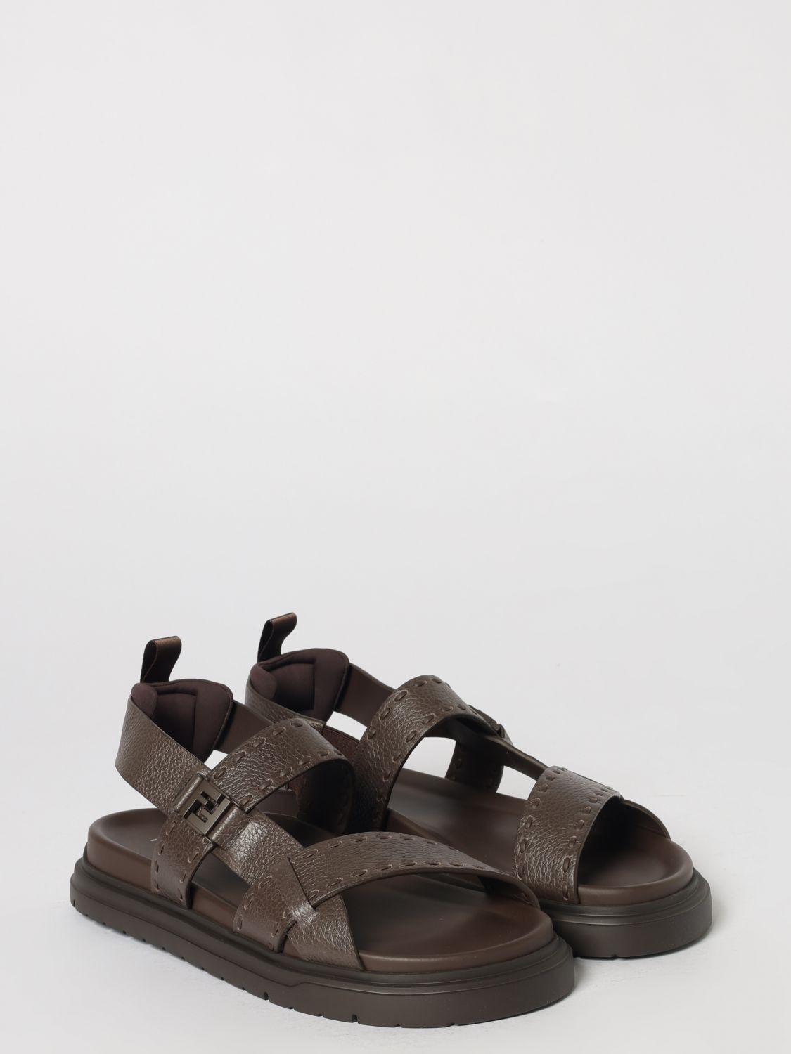 Fendi Fendi Sandals Men Dark Size US 9 / EU 42 - 2 Thumbnail