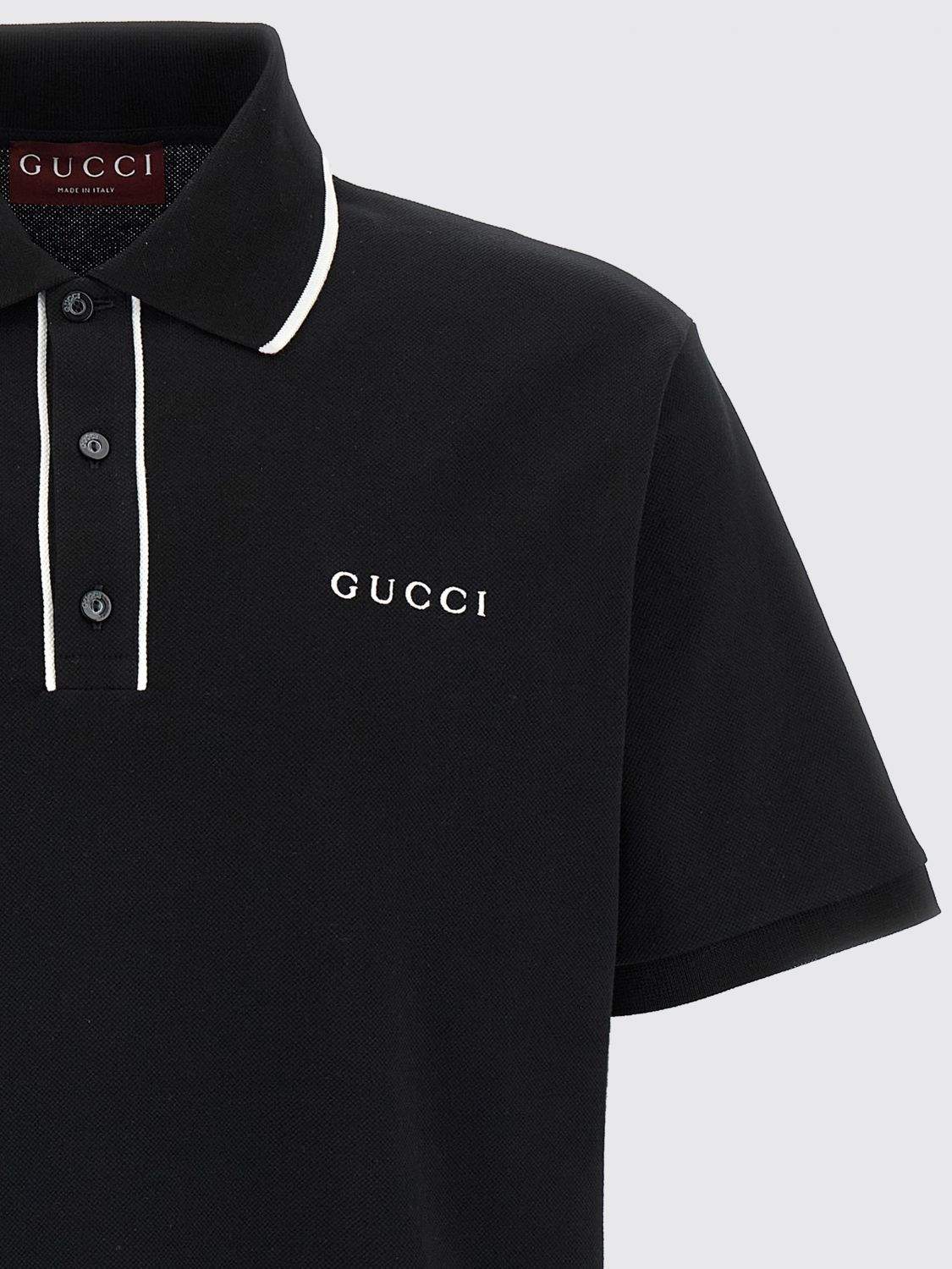 Gucci Gucci Polo Shirt Men Black Size US L / EU 52-54 / 3 - 3 Thumbnail