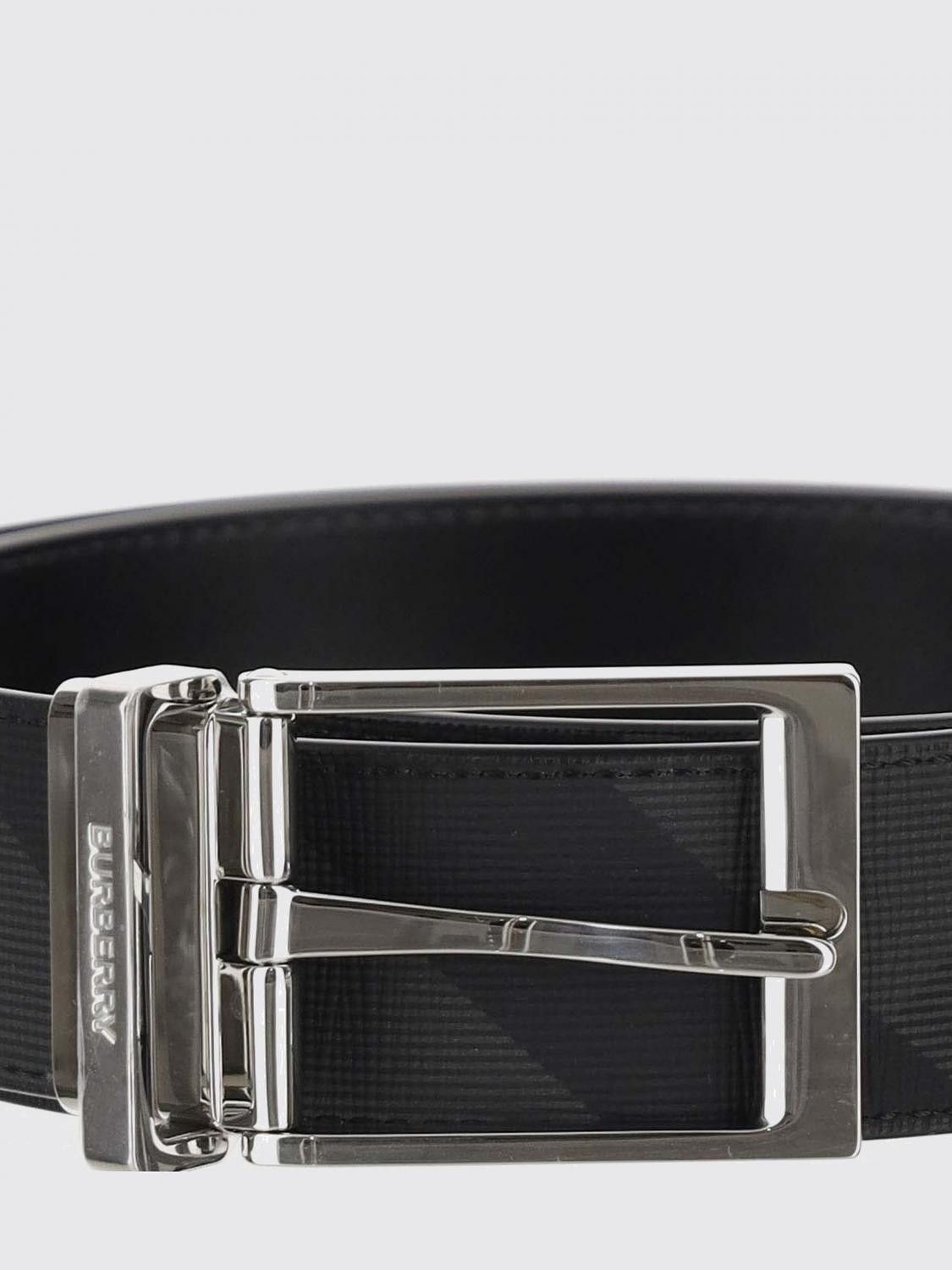 Burberry Burberry Belt Men Grey Size ONE SIZE - 3 Thumbnail