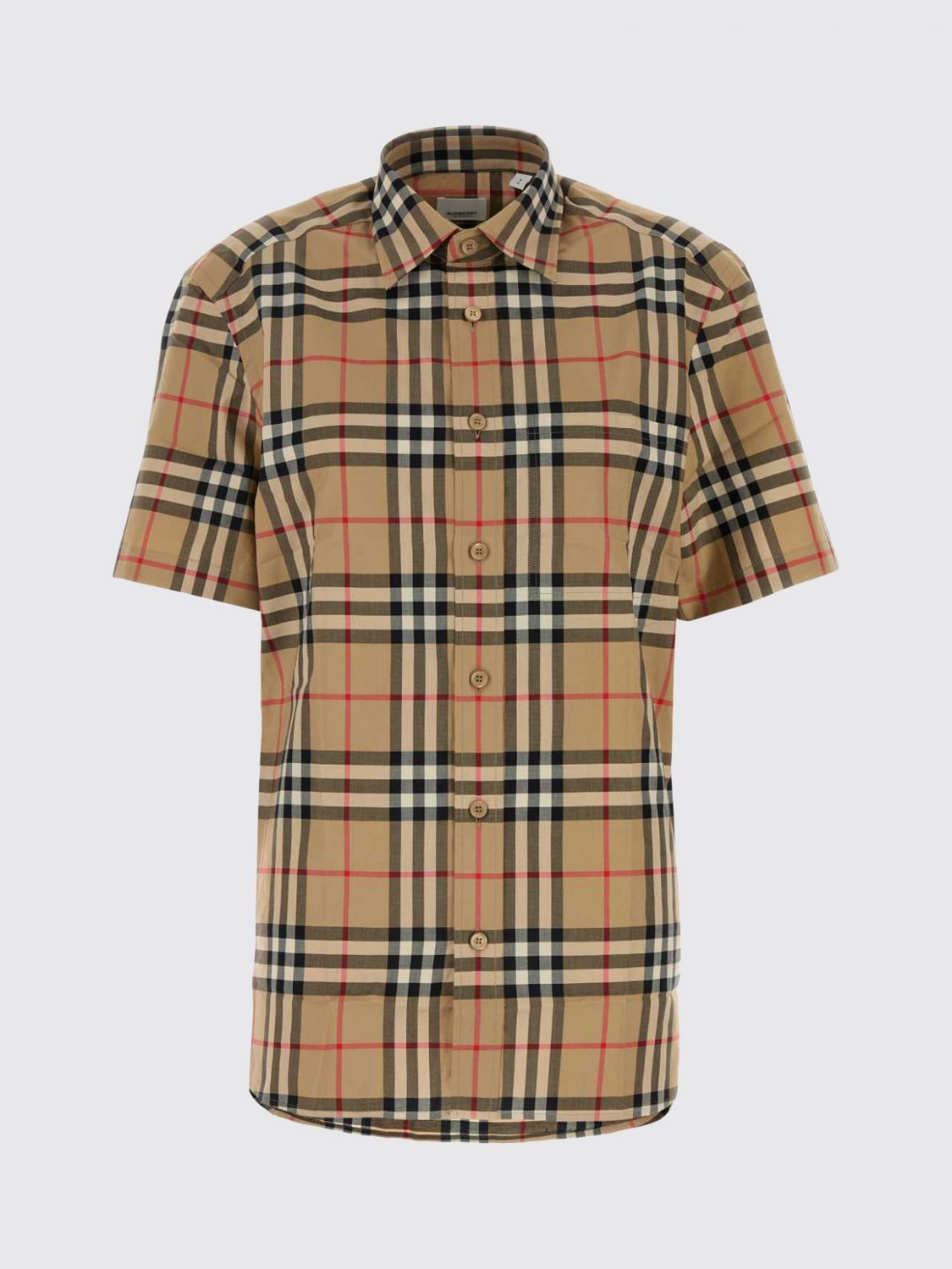 Burberry Burberry Shirt Men Beige Size US S / EU 44-46 / 1 - 2 Thumbnail