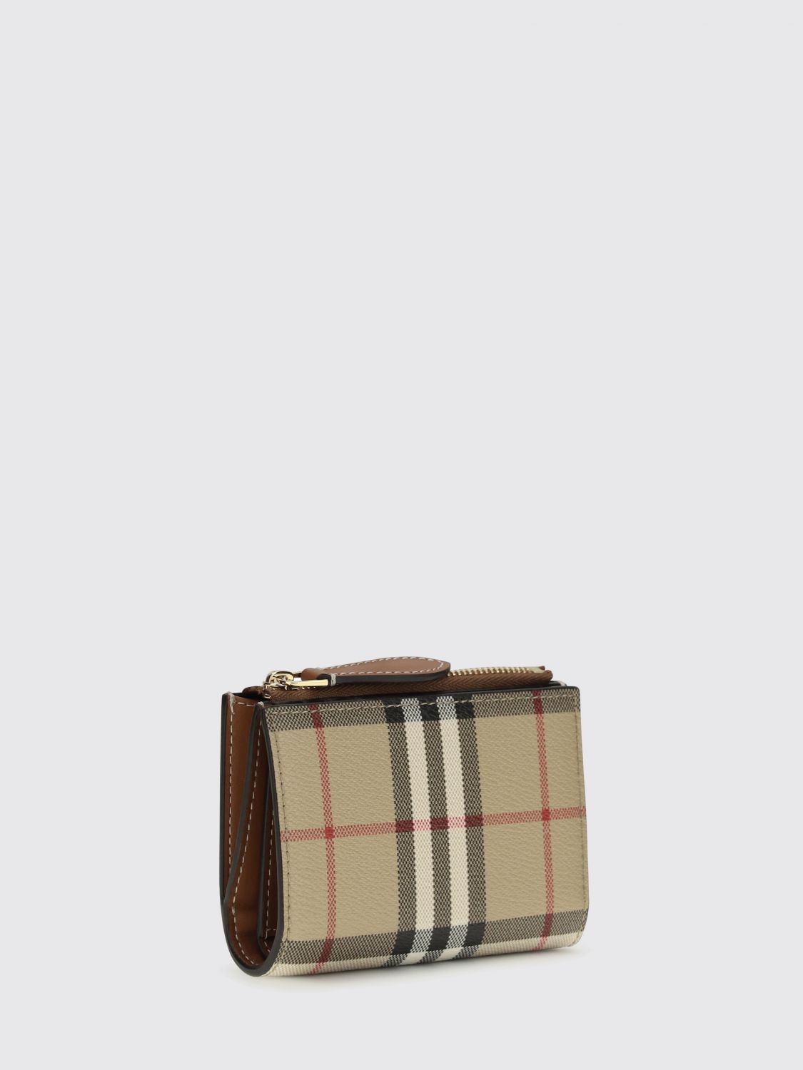 Burberry Burberry Wallet Woman Brown Size ONE SIZE - 3 Thumbnail