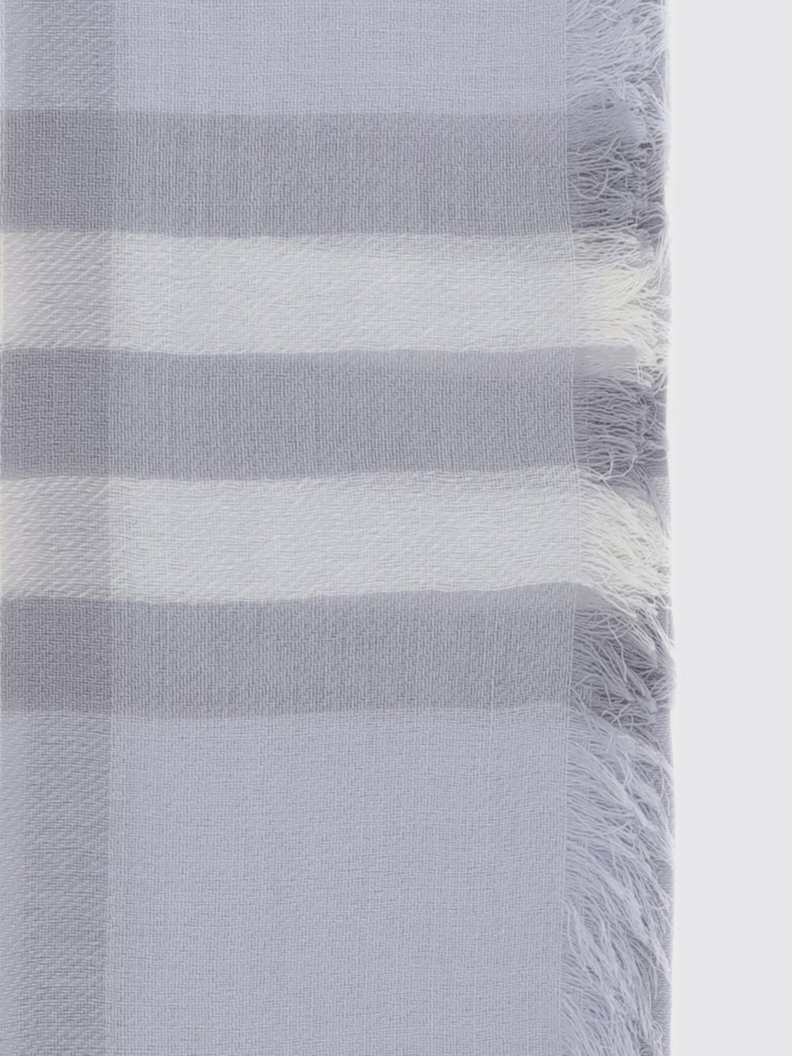 Burberry Burberry Scarf Woman Blue Size ONE SIZE - 3 Thumbnail