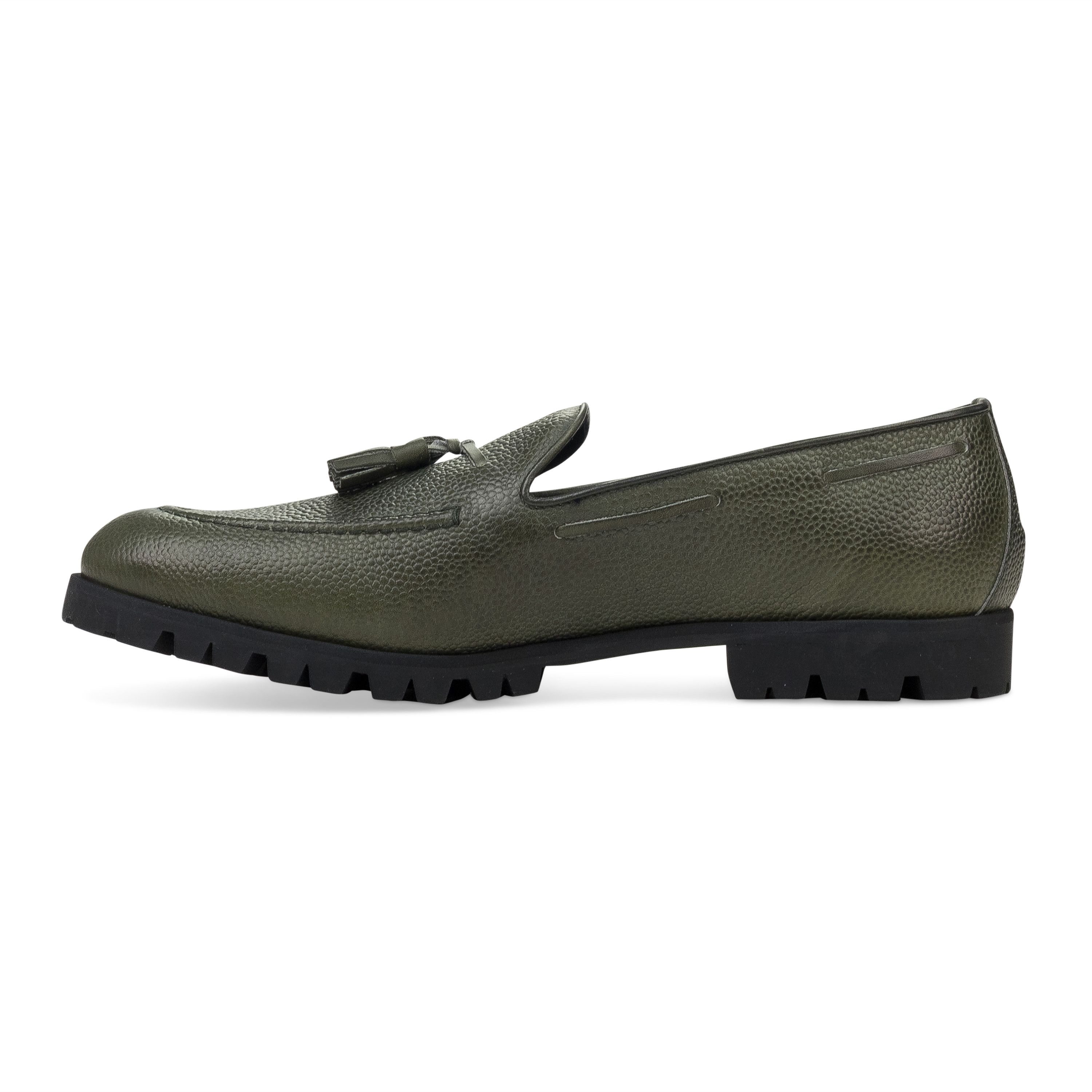 Aime Leon Dore Aime Leon Dore GREEN CHICCO RISO LOAFERS SIZE 10 Size US 10 / EU 43 - 2 Thumbnail