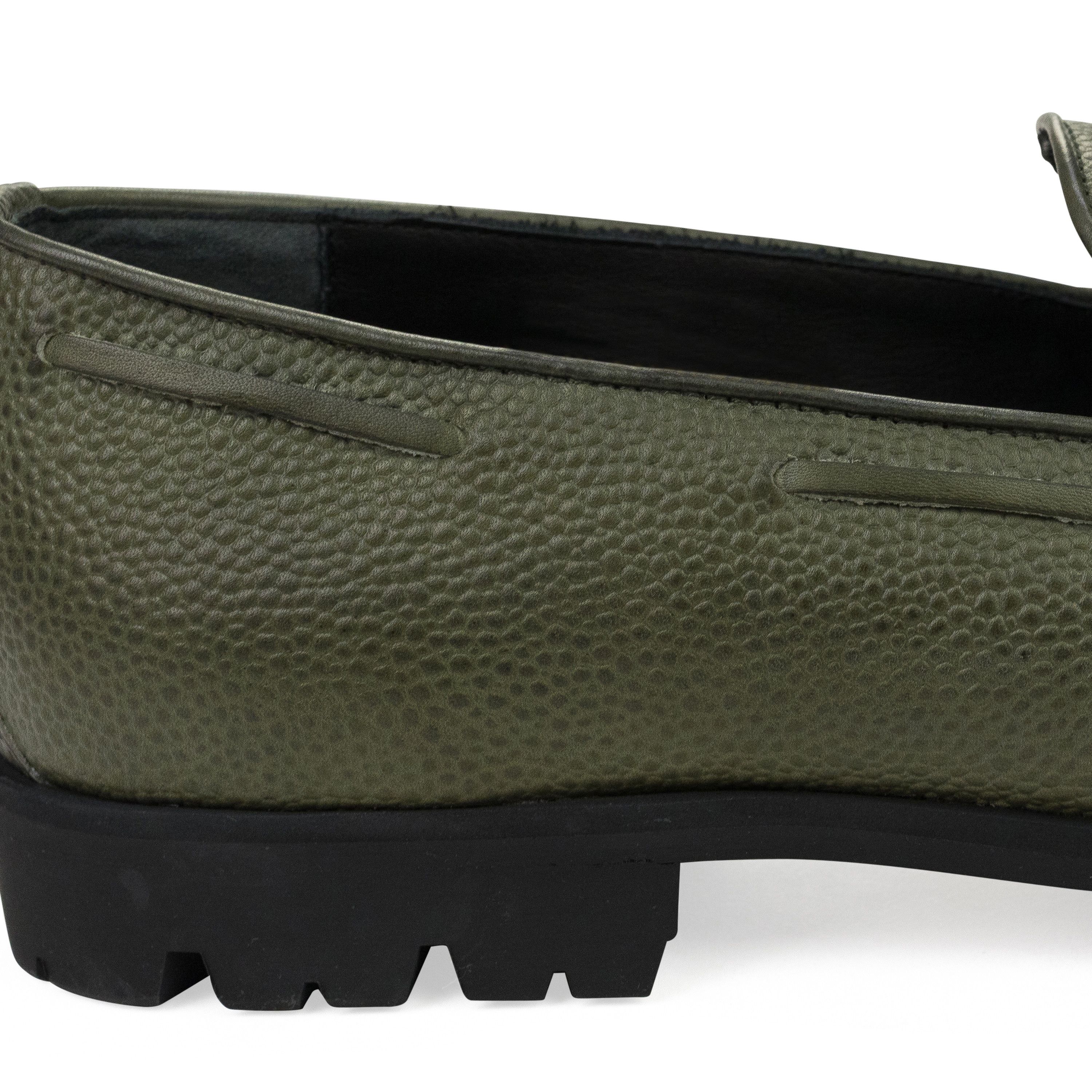 Aime Leon Dore Aime Leon Dore GREEN CHICCO RISO LOAFERS SIZE 10 Size US 10 / EU 43 - 10 Thumbnail