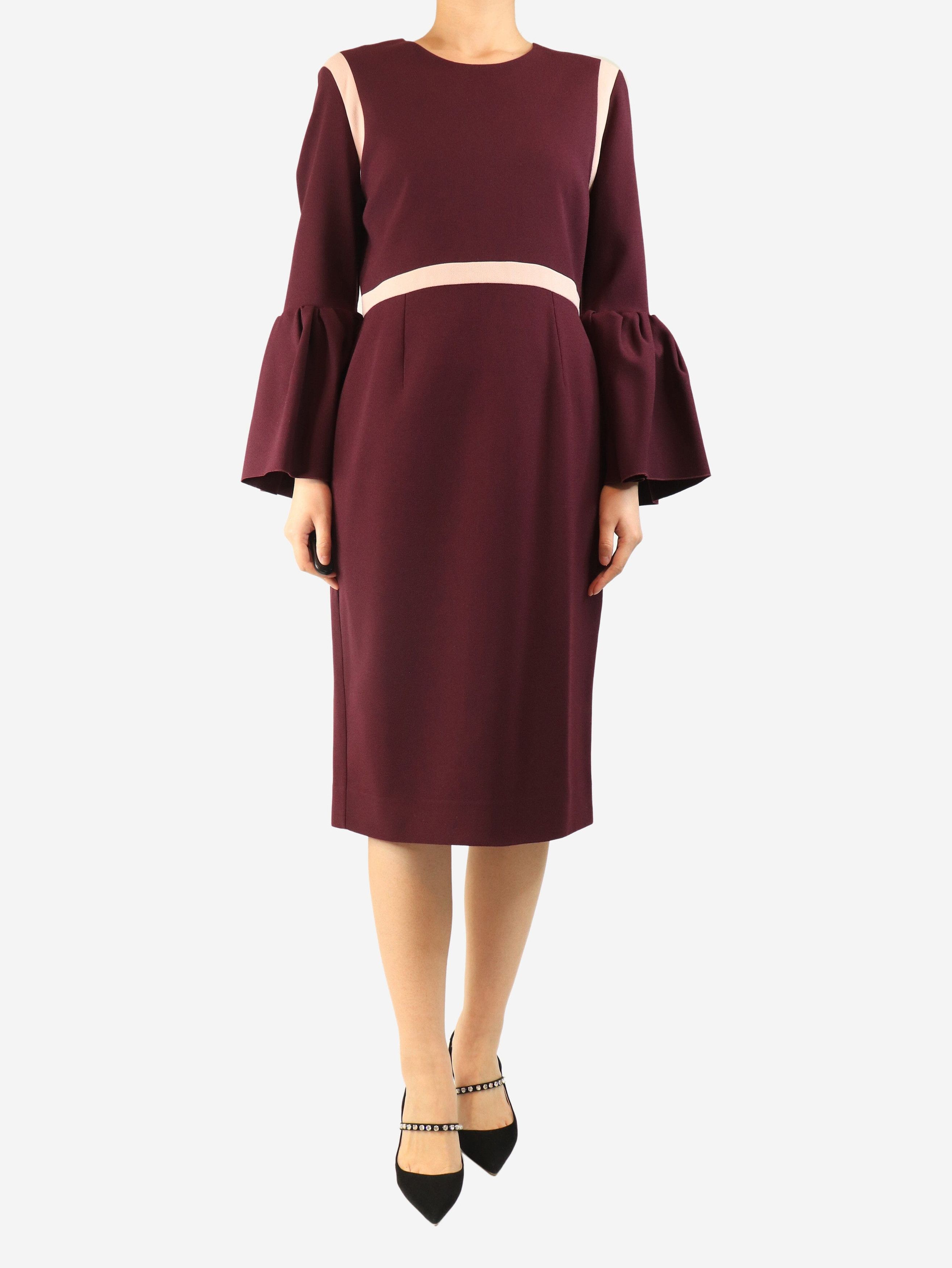 ROKSANDA Purple crepe midi dress - UK 14 Size L / US 10 / IT 46 - 3 Thumbnail
