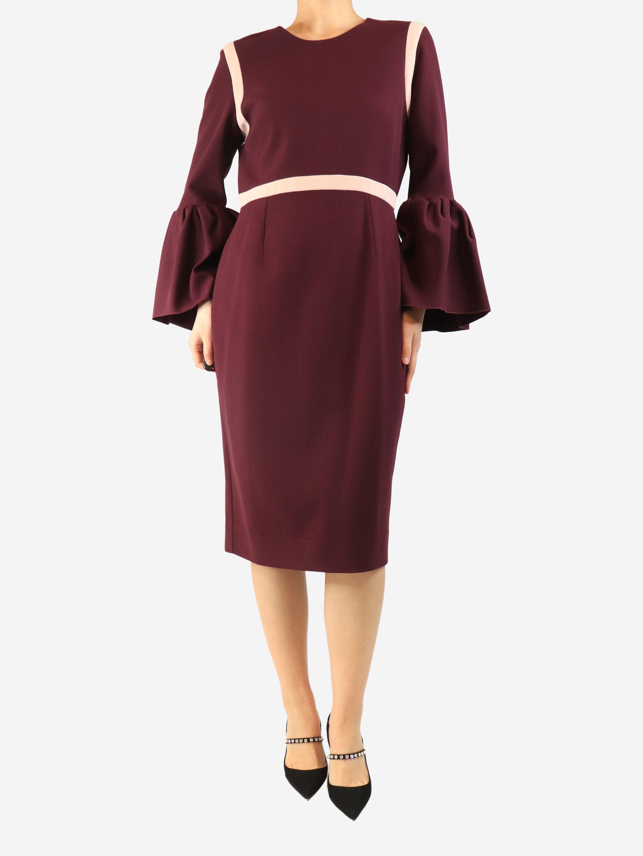 ROKSANDA Purple crepe midi dress - UK 14 Size L / US 10 / IT 46 - 4 Thumbnail