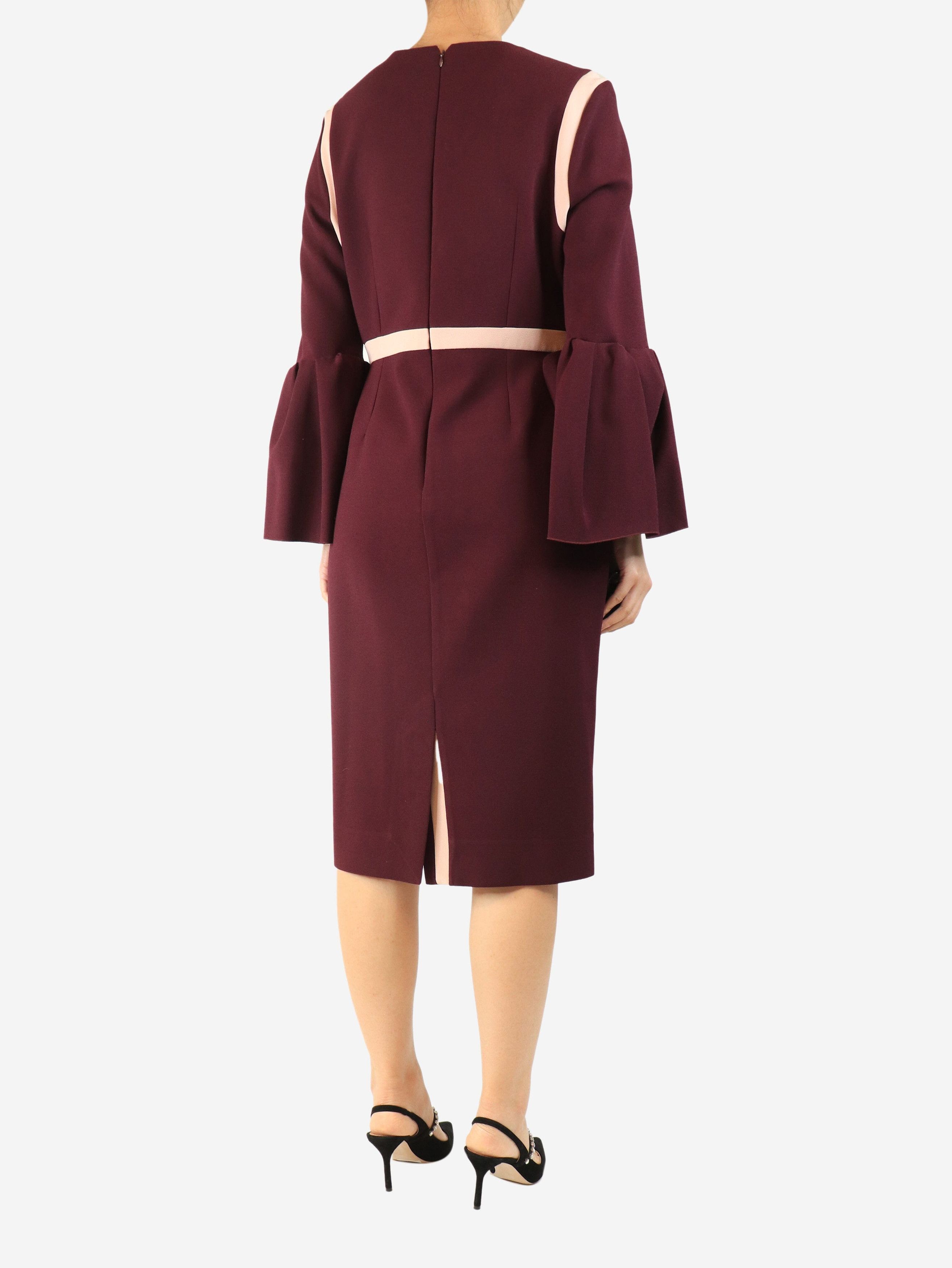 ROKSANDA Purple crepe midi dress - UK 14 Size L / US 10 / IT 46 - 2 Thumbnail