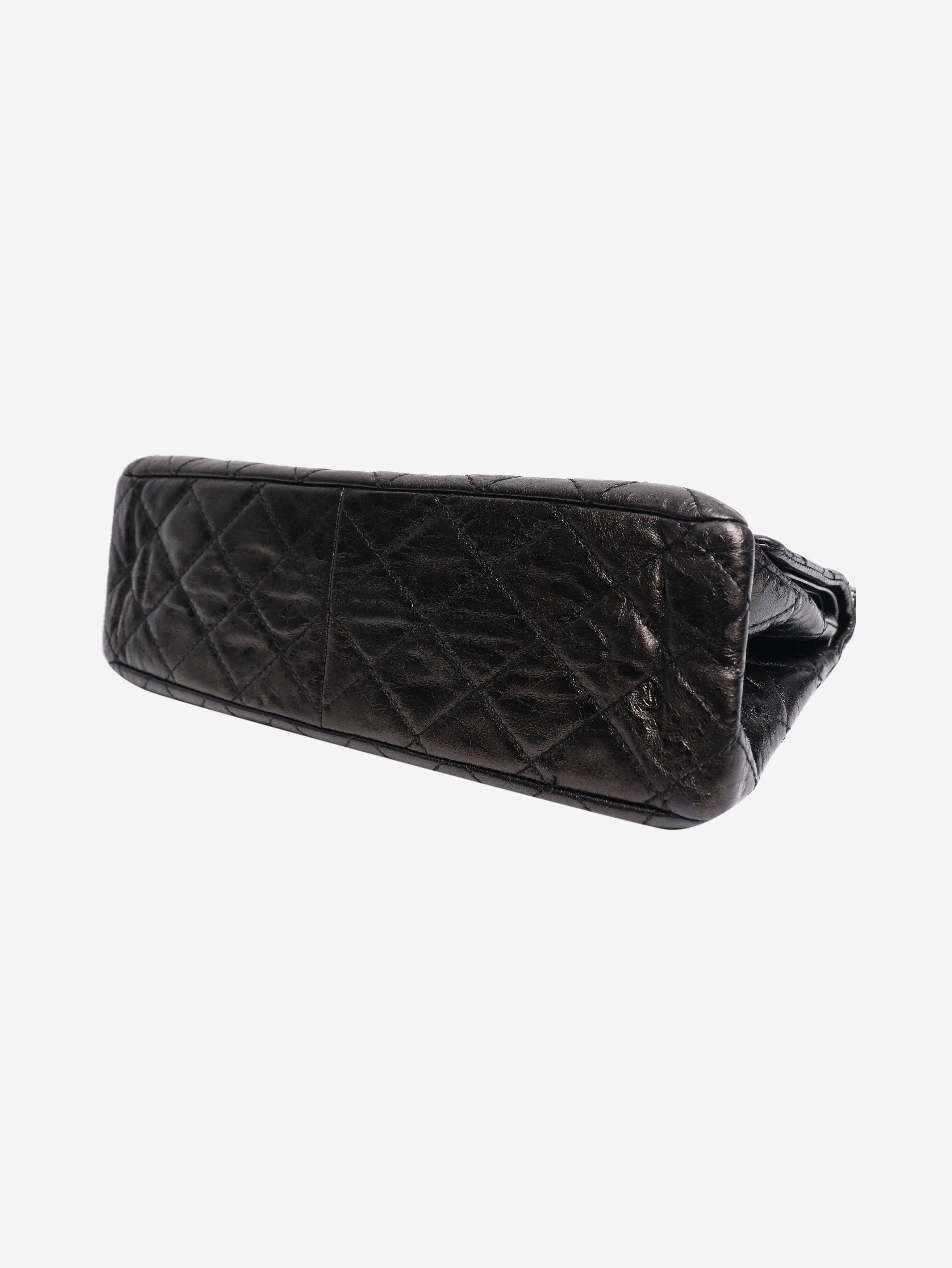 Chanel Black 2006 2.55 black lambskin quilted shoulder bag Size ONE SIZE - 11 Thumbnail