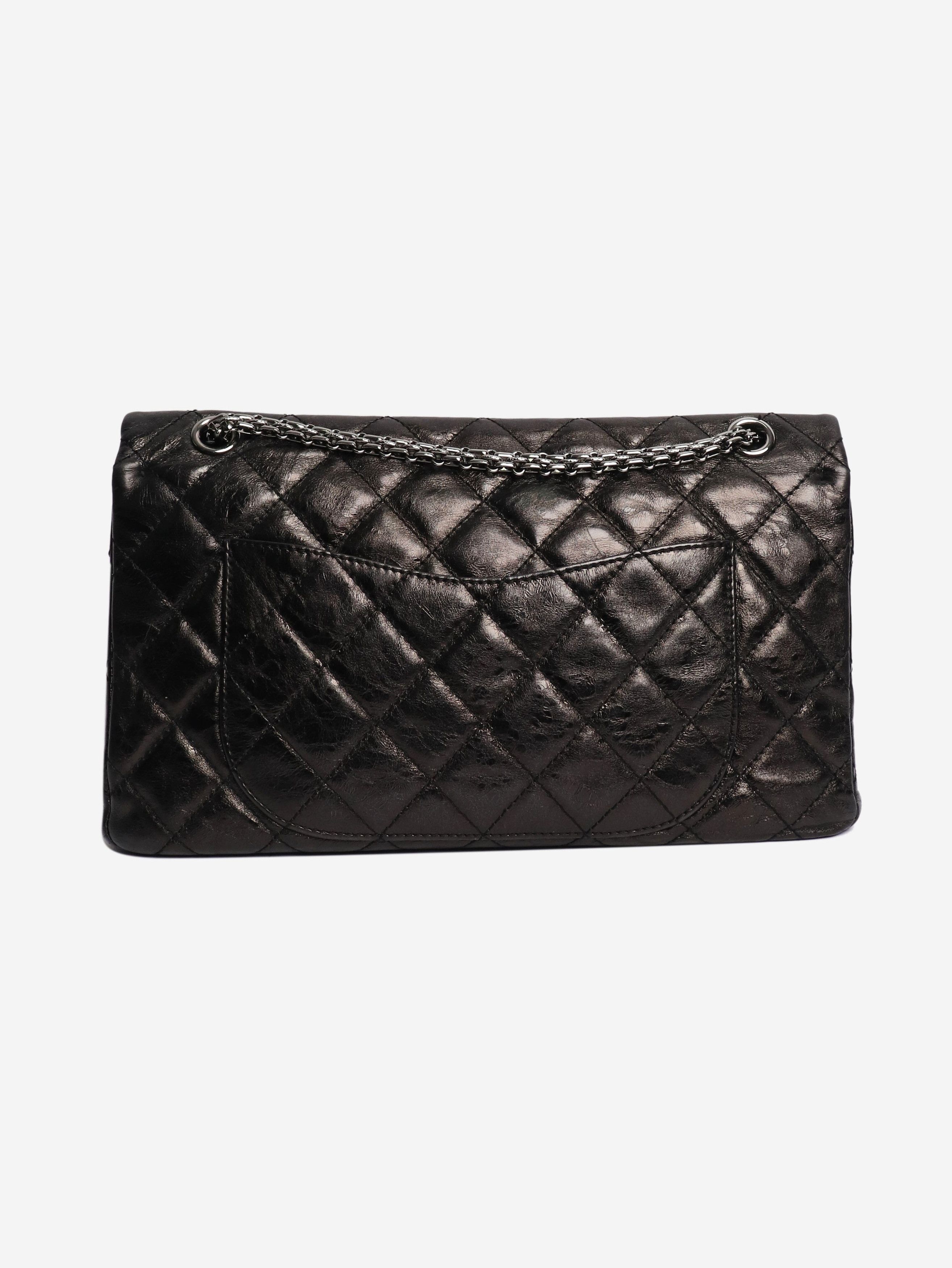 Chanel Black 2006 2.55 black lambskin quilted shoulder bag Size ONE SIZE - 3 Thumbnail
