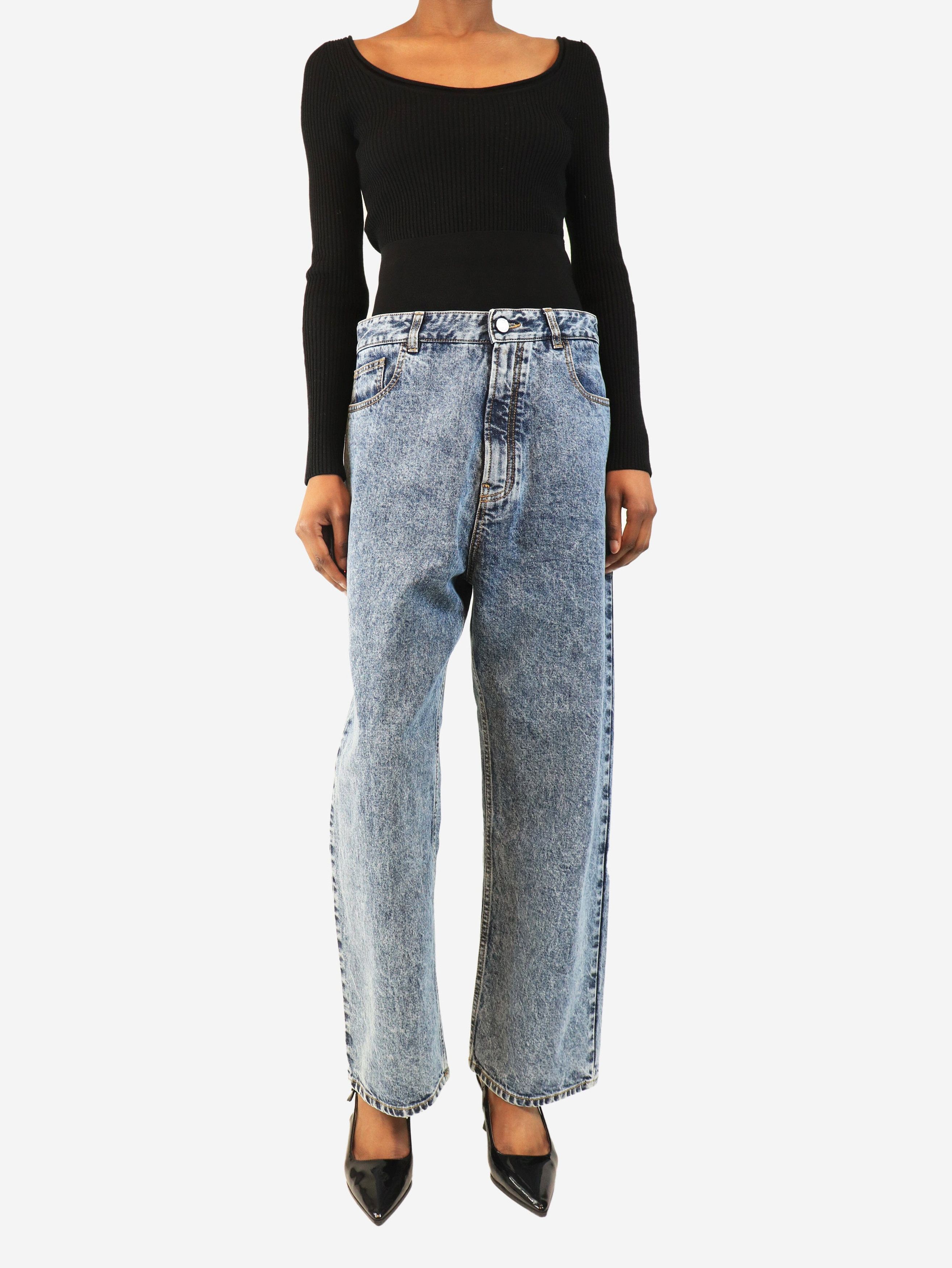 Alaia Blue acid wash jeans - UK 6 Size 24" / US 00 / IT 34 - 2 Thumbnail