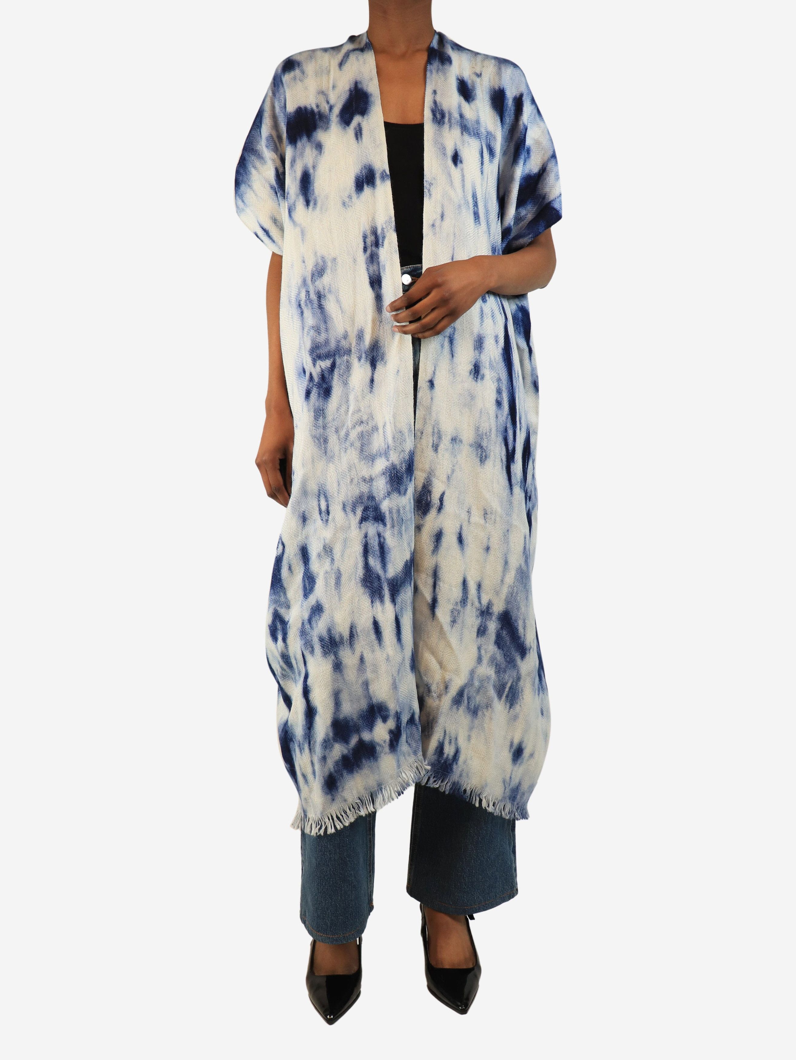 Other Blue and white Aline kaftan - One Size ONE SIZE - 3 Thumbnail