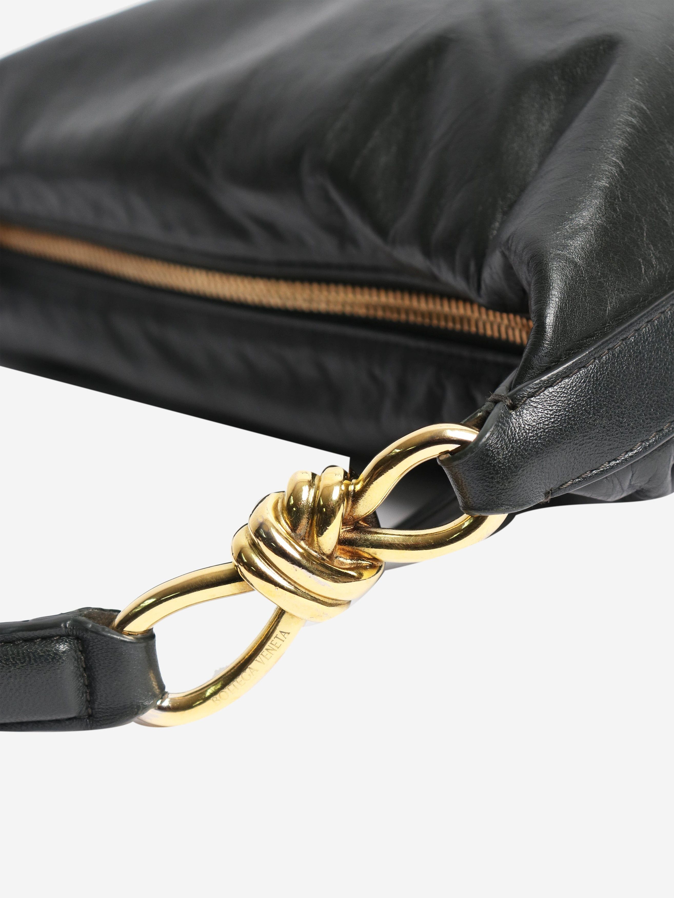 Bottega Veneta Dark green leather knot shoulder bag Size ONE SIZE - 4 Thumbnail