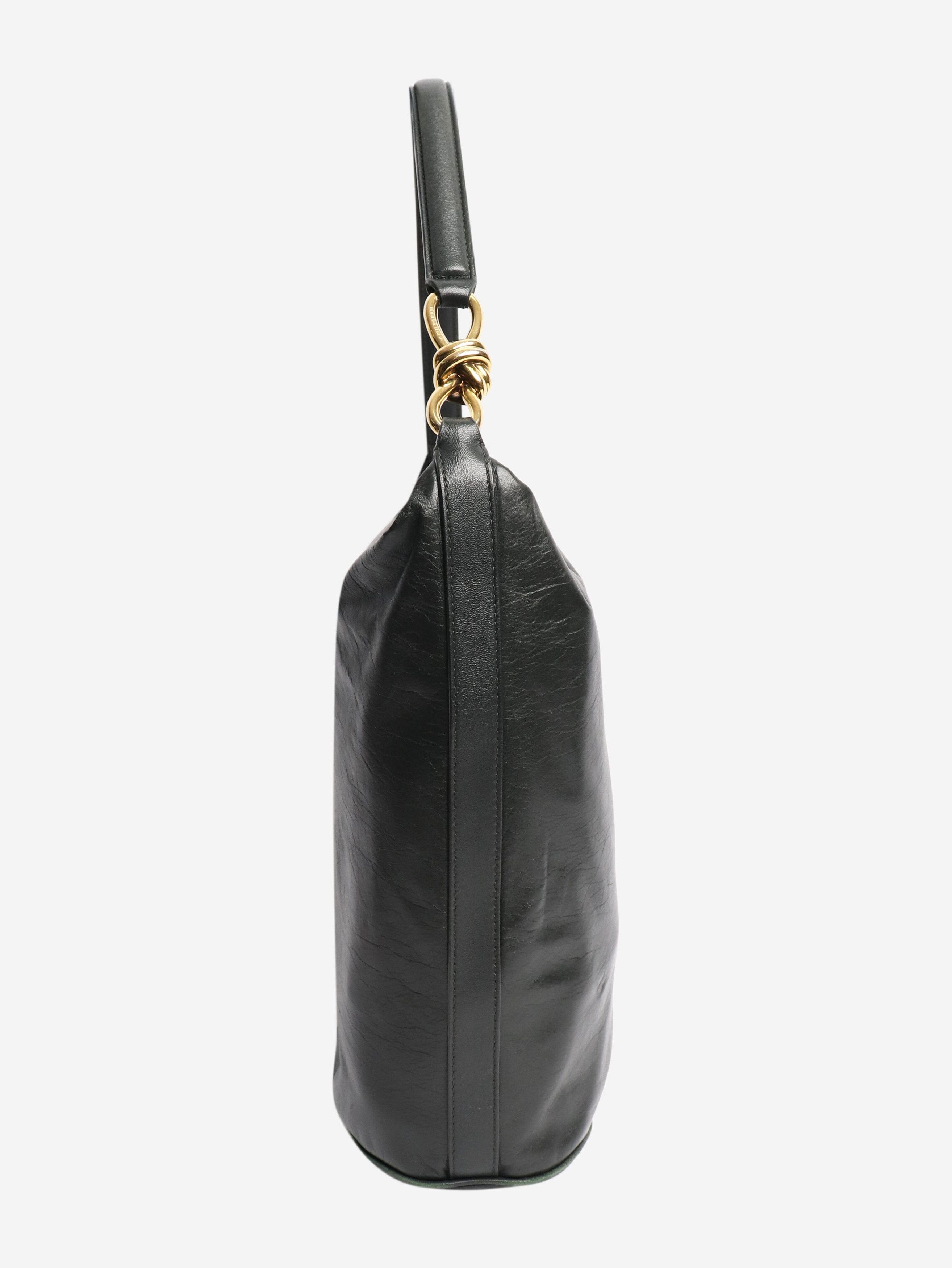 Bottega Veneta Dark green leather knot shoulder bag Size ONE SIZE - 2 Thumbnail