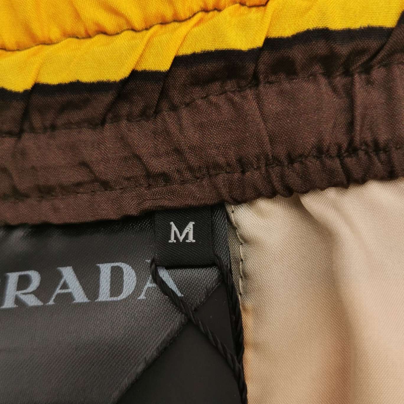 Prada Prada Silk Striped Shorts Size M Size US 32 / EU 48 - 8 Thumbnail