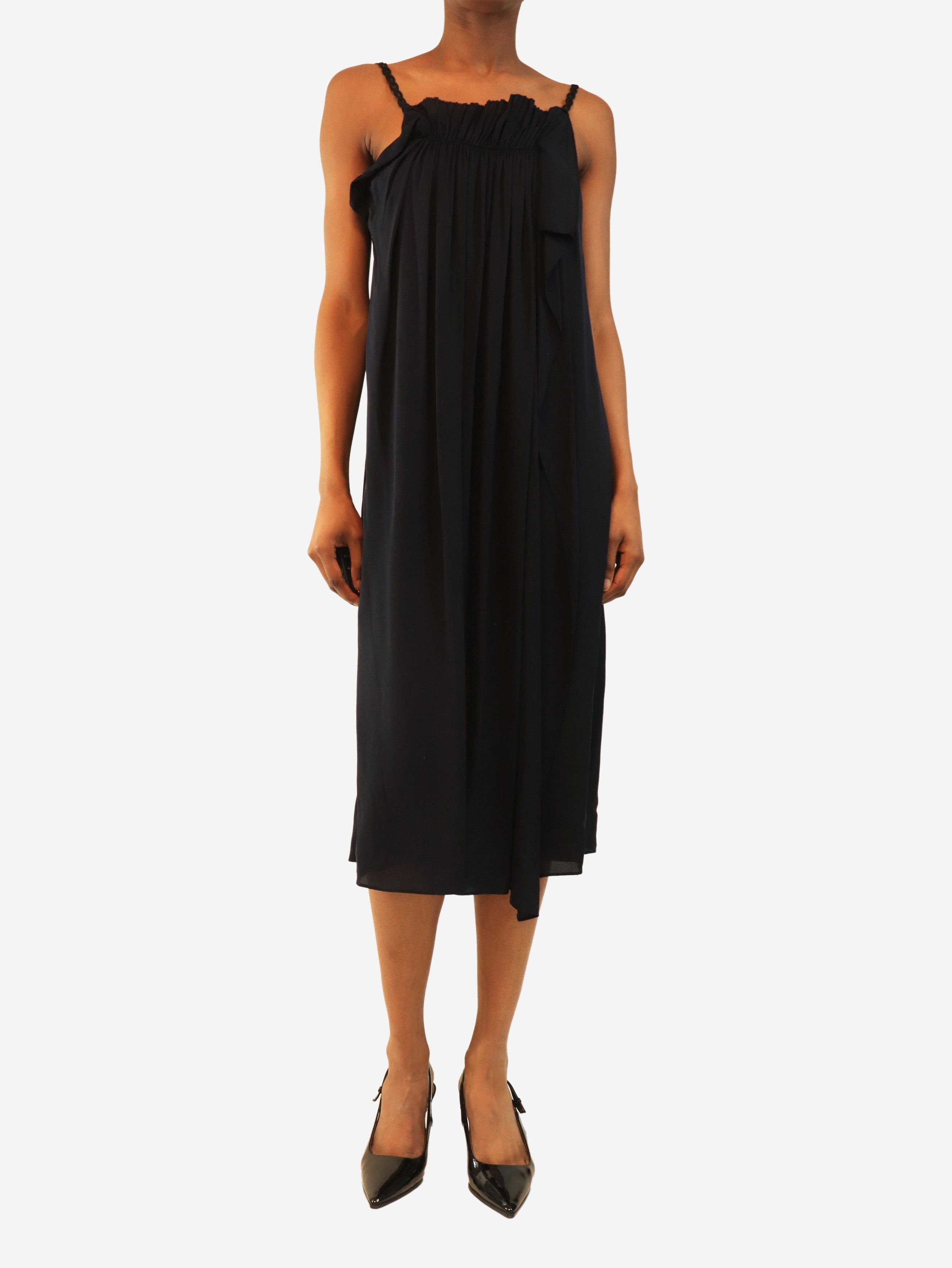 Other Navy silk slip dress - UK 6 Size ONE SIZE - 3 Thumbnail