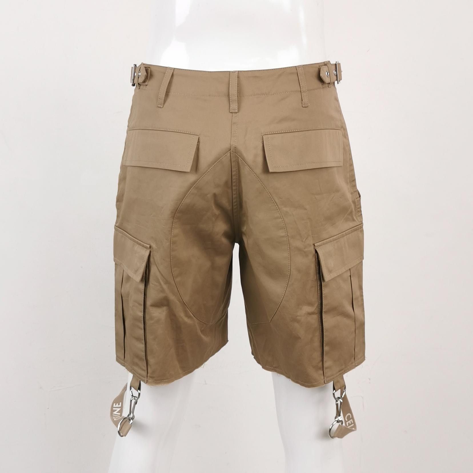 Celine Celine Logo Strap Cotton Linen Cargo Shorts Size 30 Size US 30 / EU 46 - 3 Thumbnail