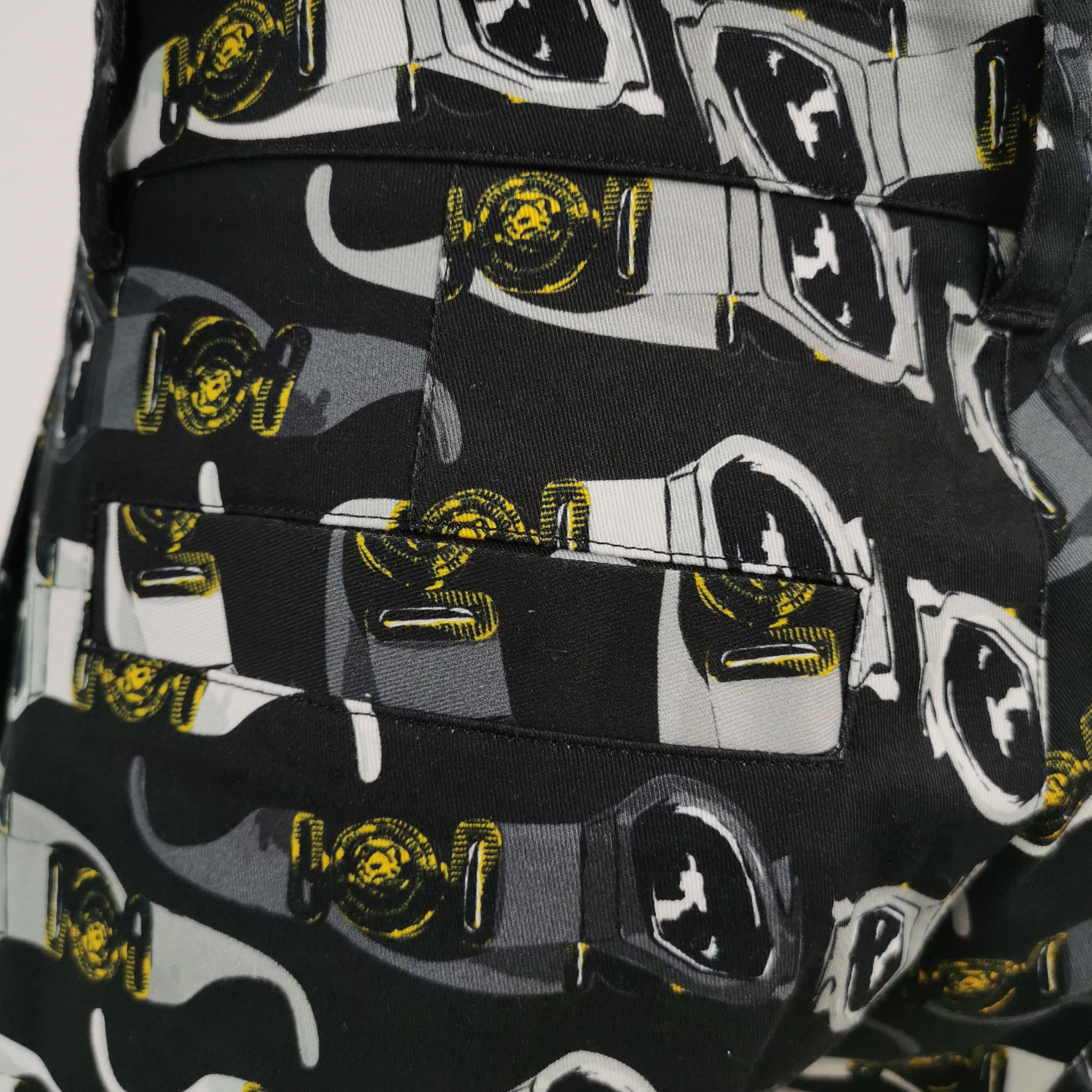Versace Versace Eyewear Print Cotton Shorts 44 Size US 28 / EU 44 - 4 Thumbnail