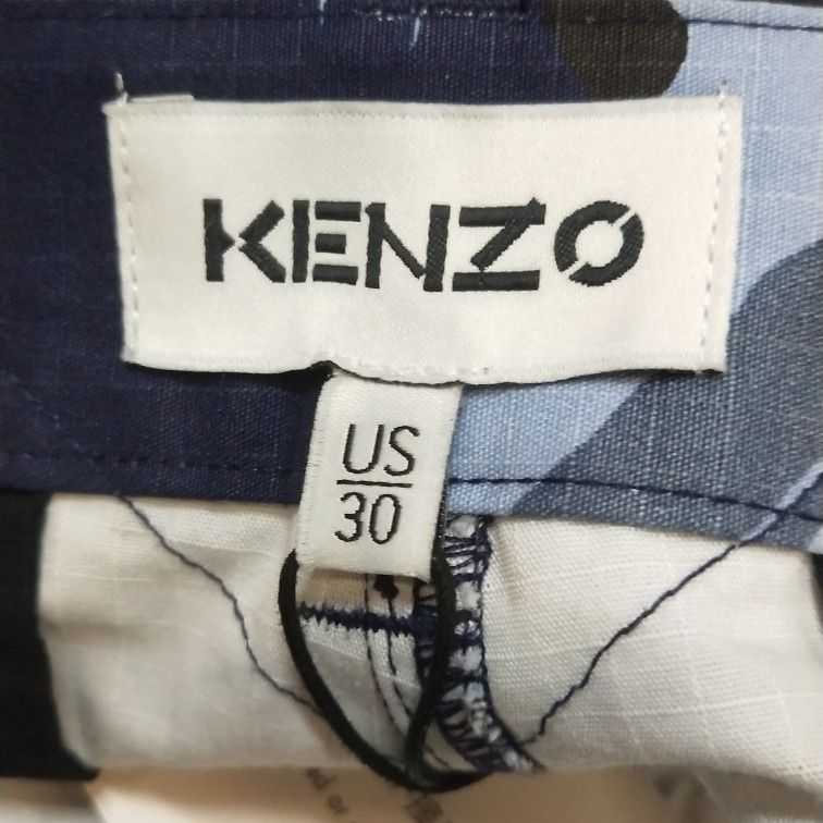 Kenzo Kenzo Camo Cargo Shorts 30 Size US 30 / EU 46 - 10 Thumbnail