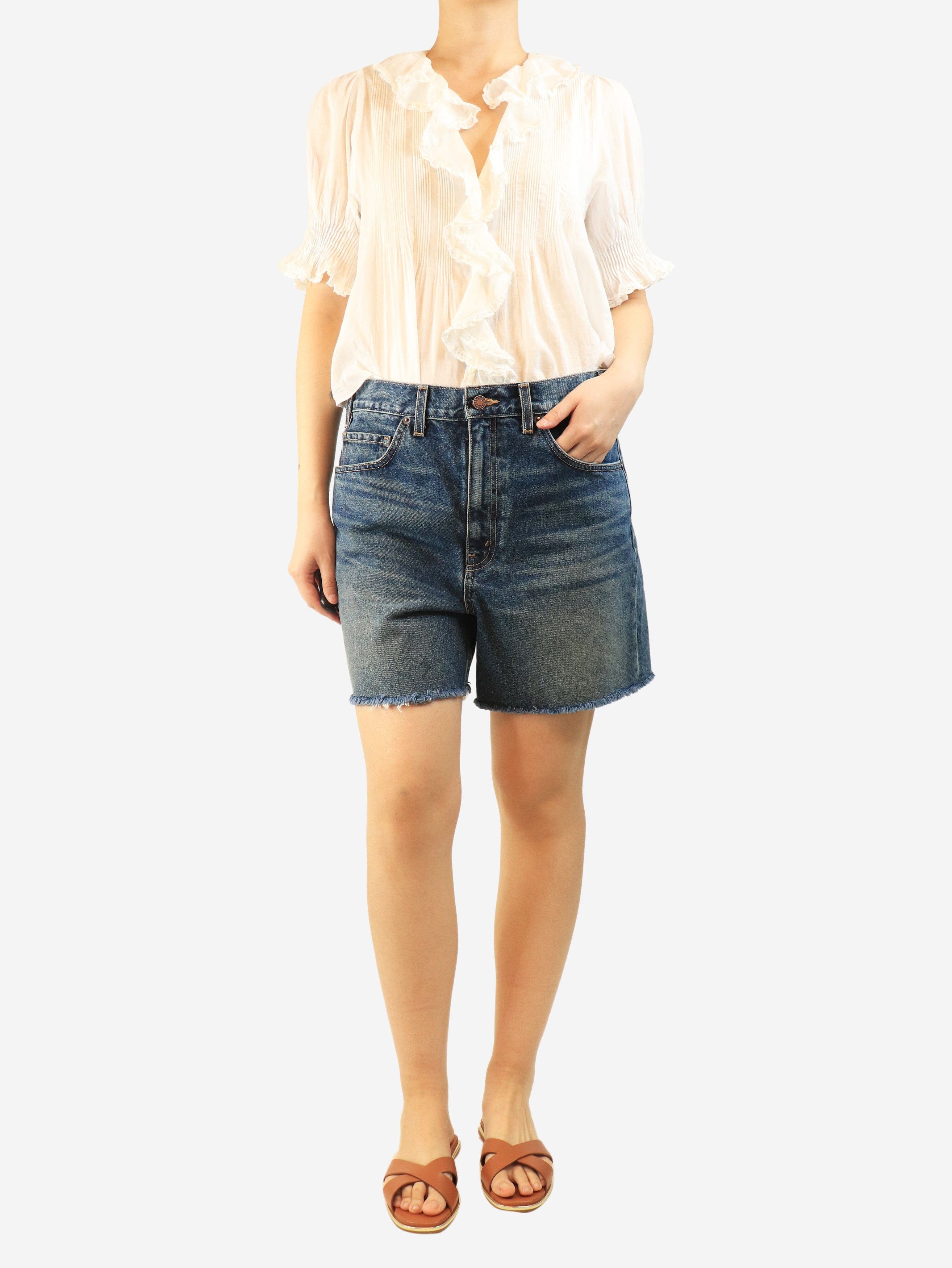 Nili Lotan Simon wash Yoann shorts - UK 12 Size 30" / US 8 / IT 44 - 3 Thumbnail
