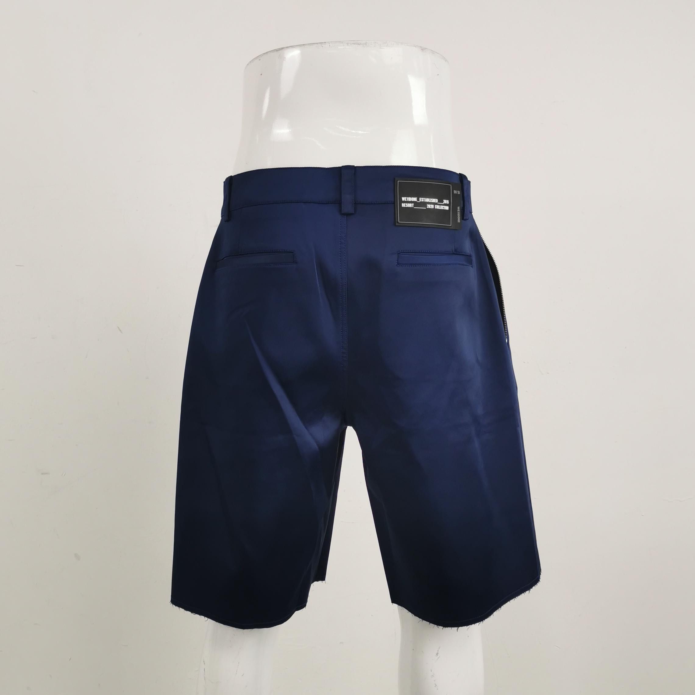 WE11DONE We11done Blue Satin Shorts Size M Size US 32 / EU 48 - 3 Thumbnail