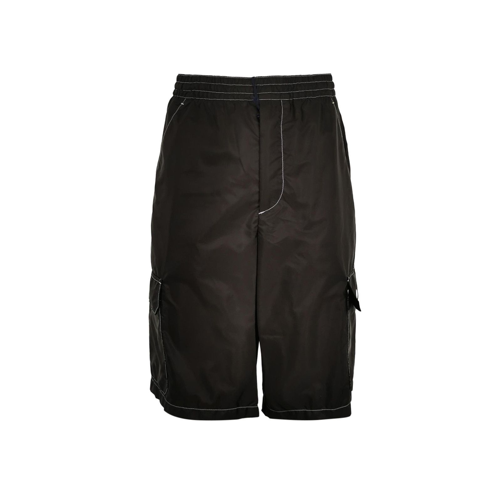 Prada Prada Re-Nylon Triangle Logo Cargo Shorts XS Size US 28 / EU 44 - 2 Thumbnail